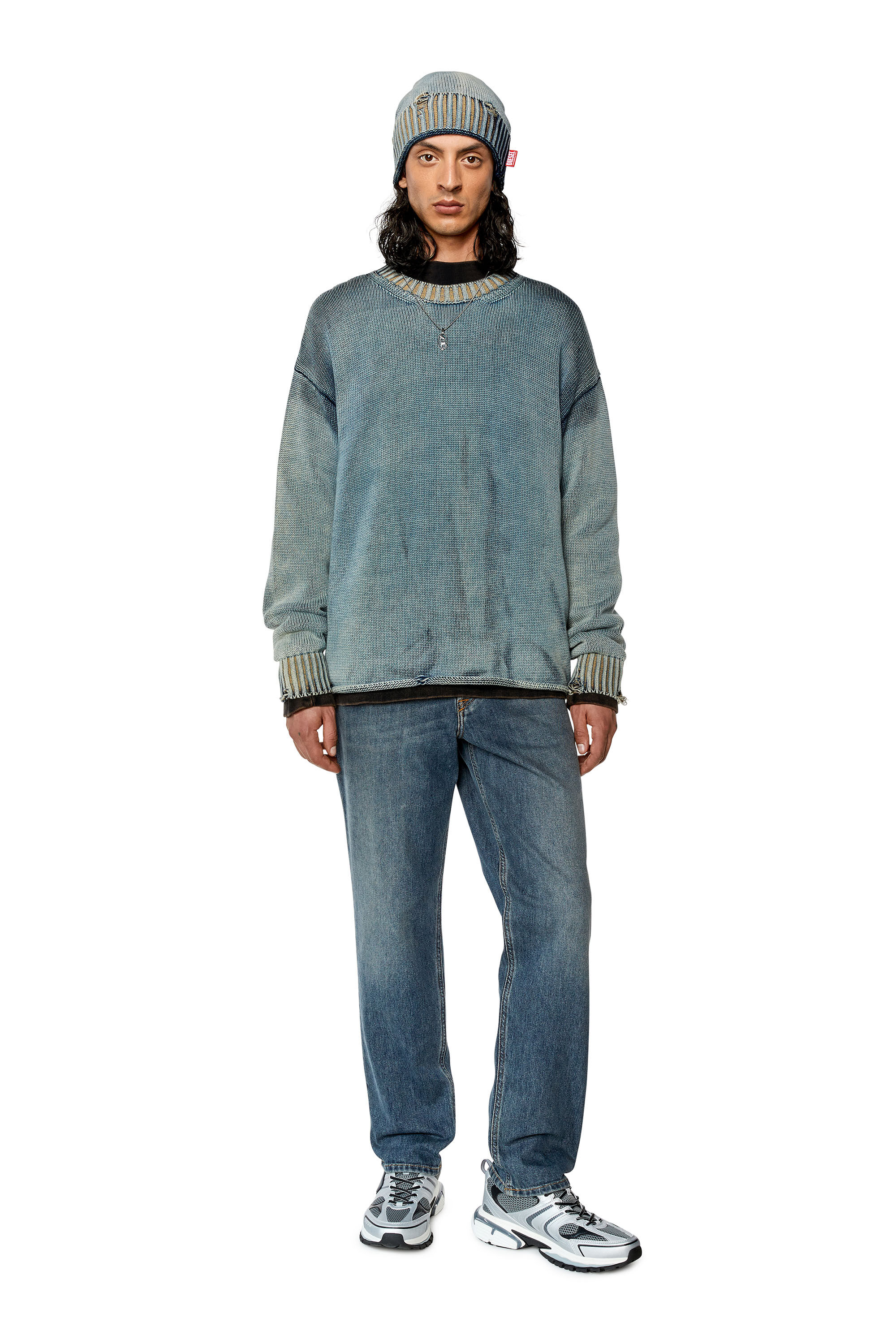 Diesel - Tapered Jeans 2023 D-Finitive 09F74, Medium blue - Image 1