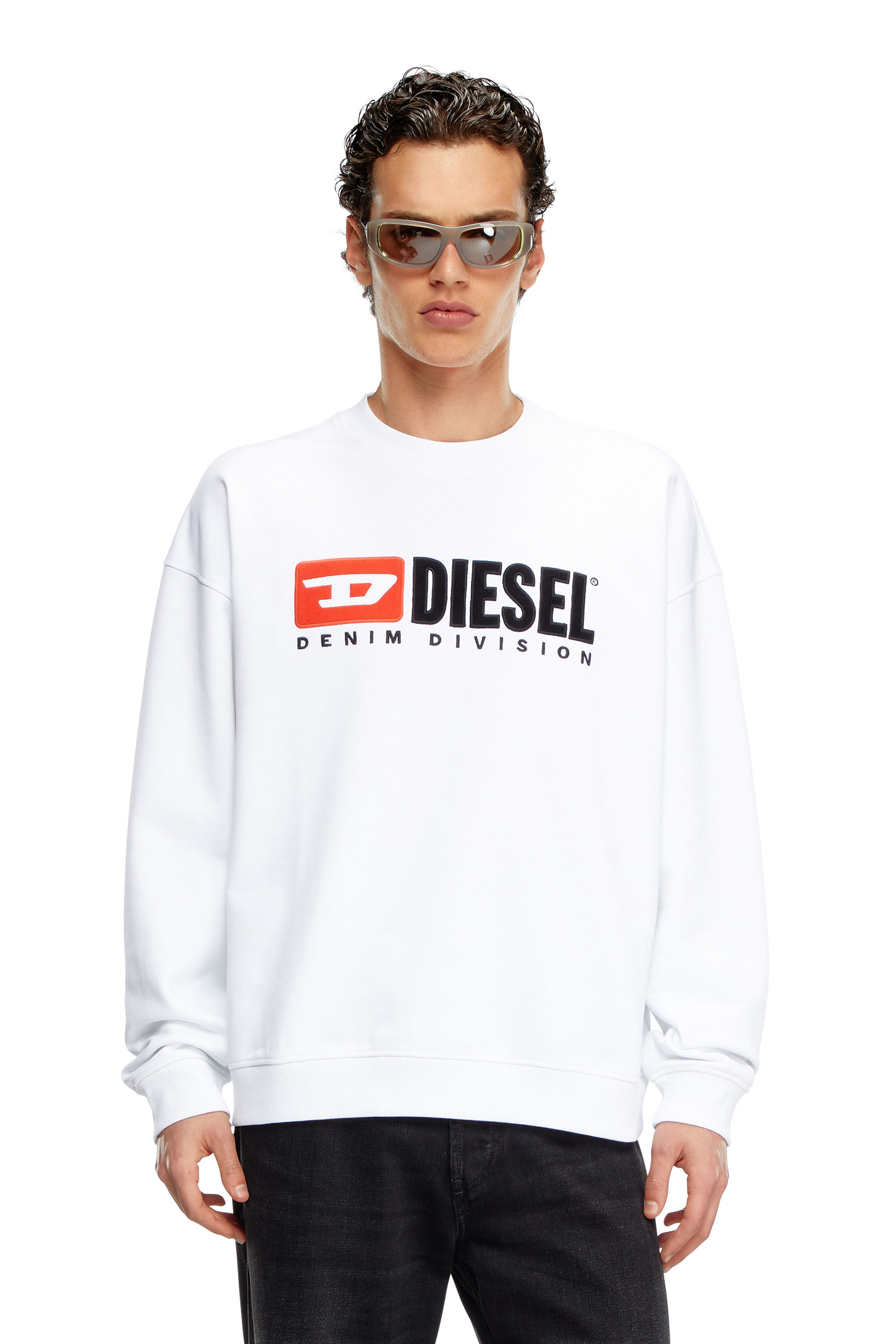 Diesel denim division sweatshirt new arrivals