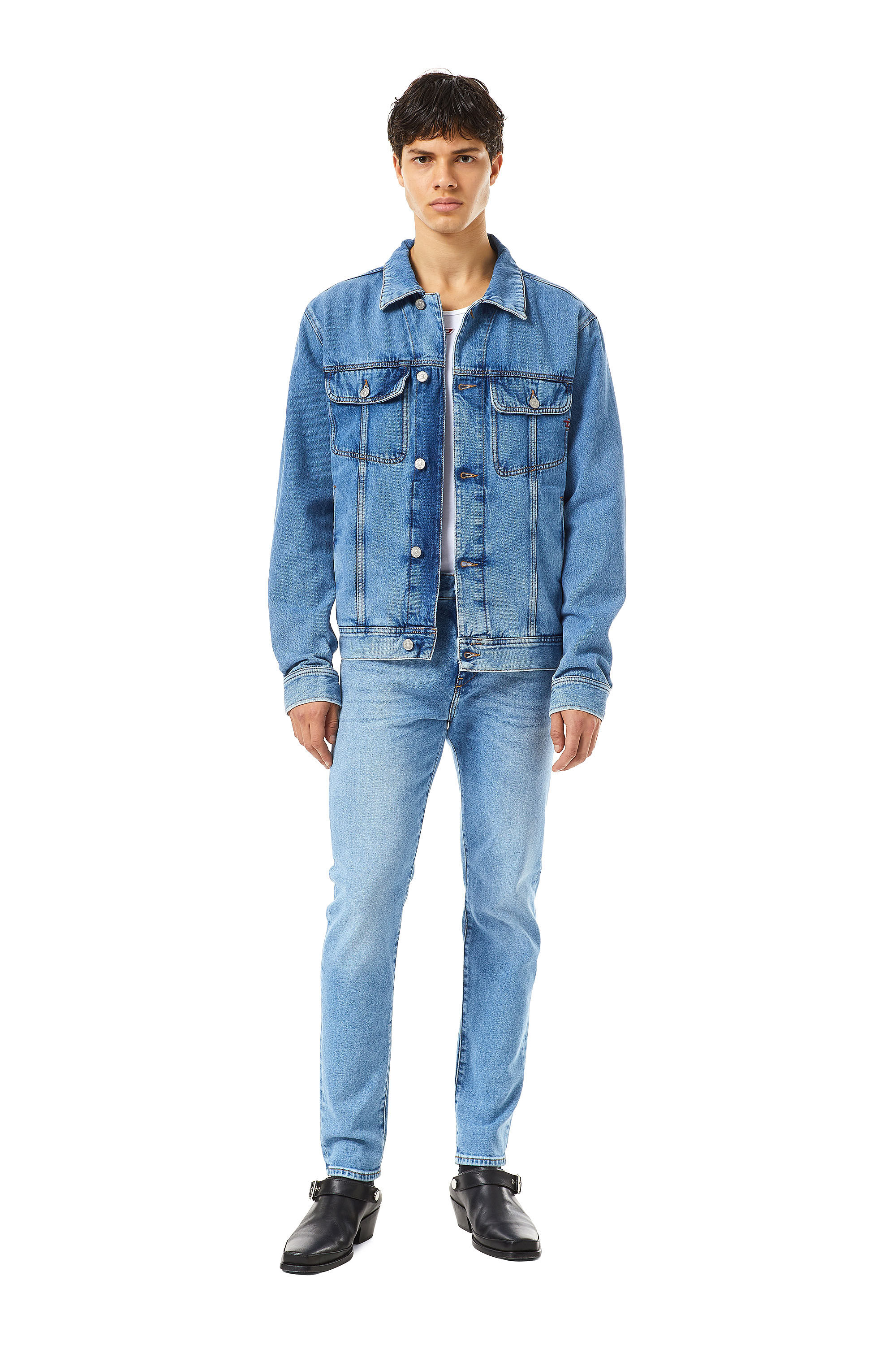 Diesel - D-BARCY TRUCKER JACKET, Medium blue - Image 1