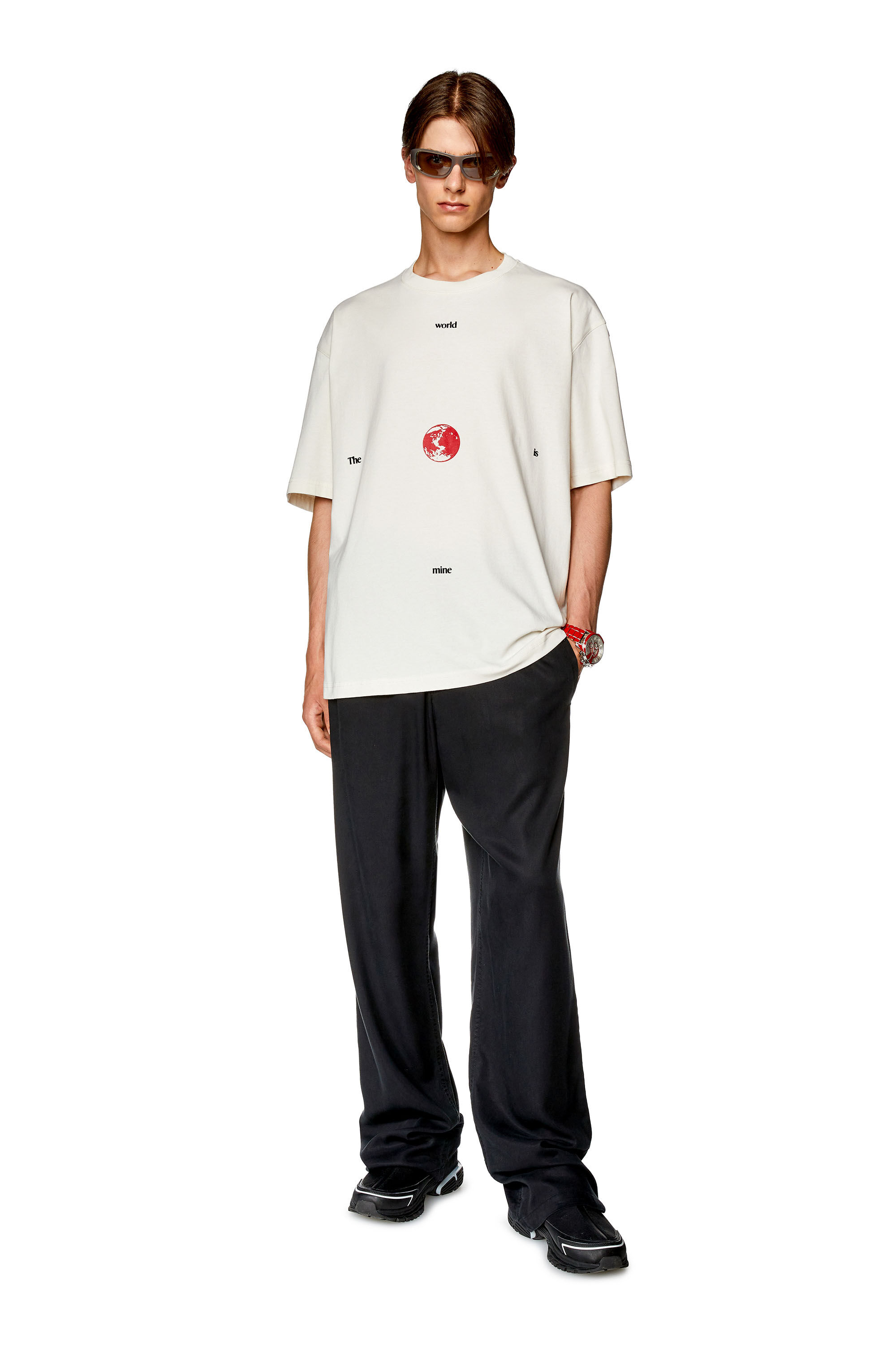 Diesel - T-WASH-L9, White - Image 1