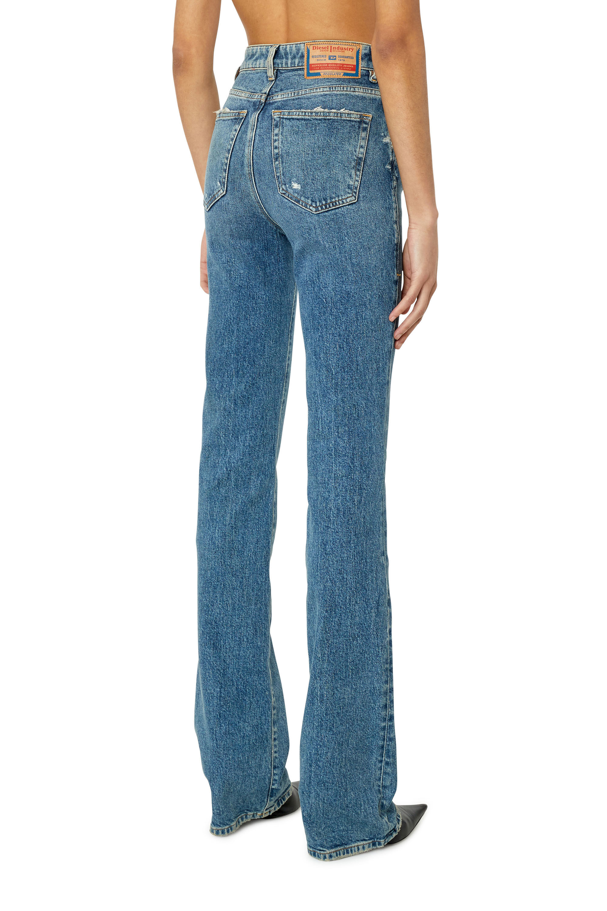 Diesel - 2003 D-Escription 007M9 Bootcut and Flare Jeans, Medium blue - Image 4