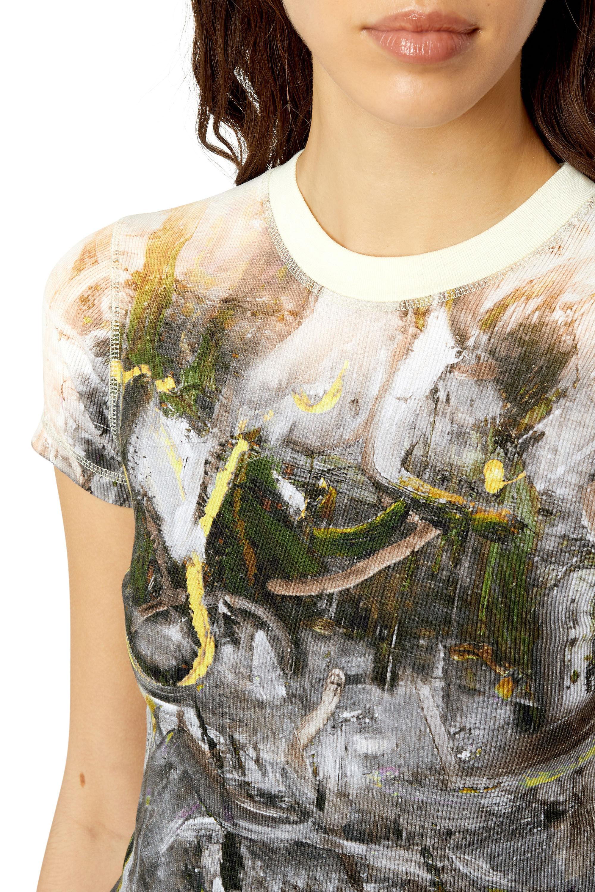 Diesel - T-SKINZY-G1, Grey/White - Image 5