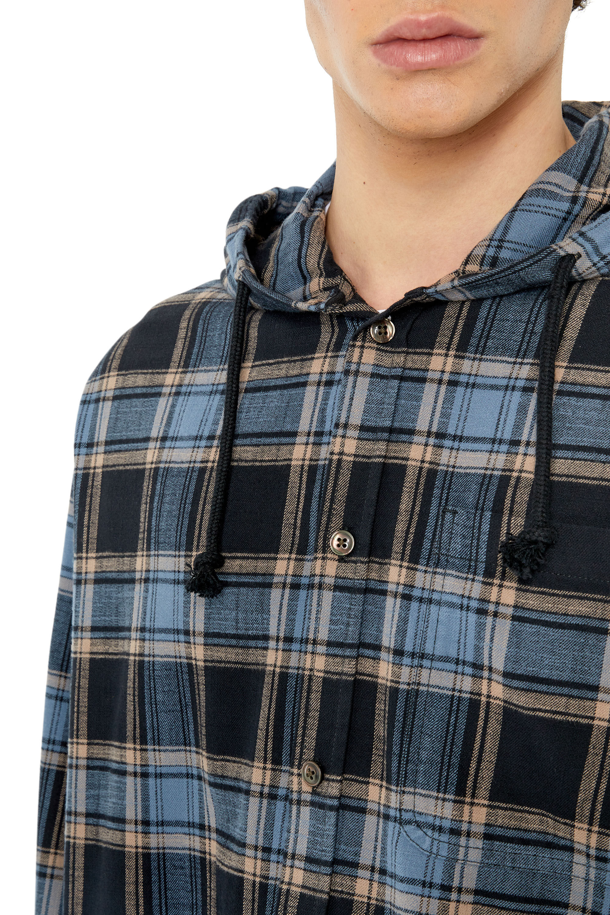 Diesel - S-DEWNY-HOOD, Black/Blue - Image 5