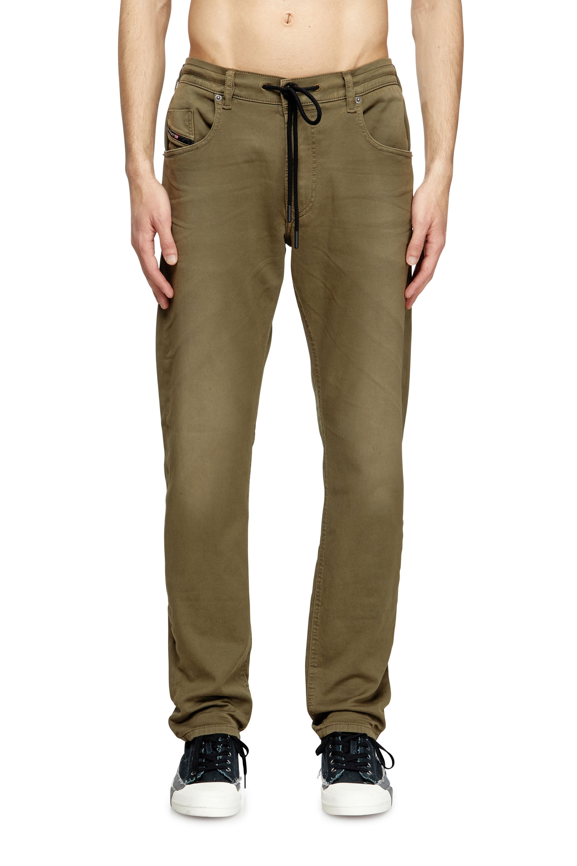 Diesel - Man's Regular 2030 D-Krooley Joggjeans® 0670M, Green - 2