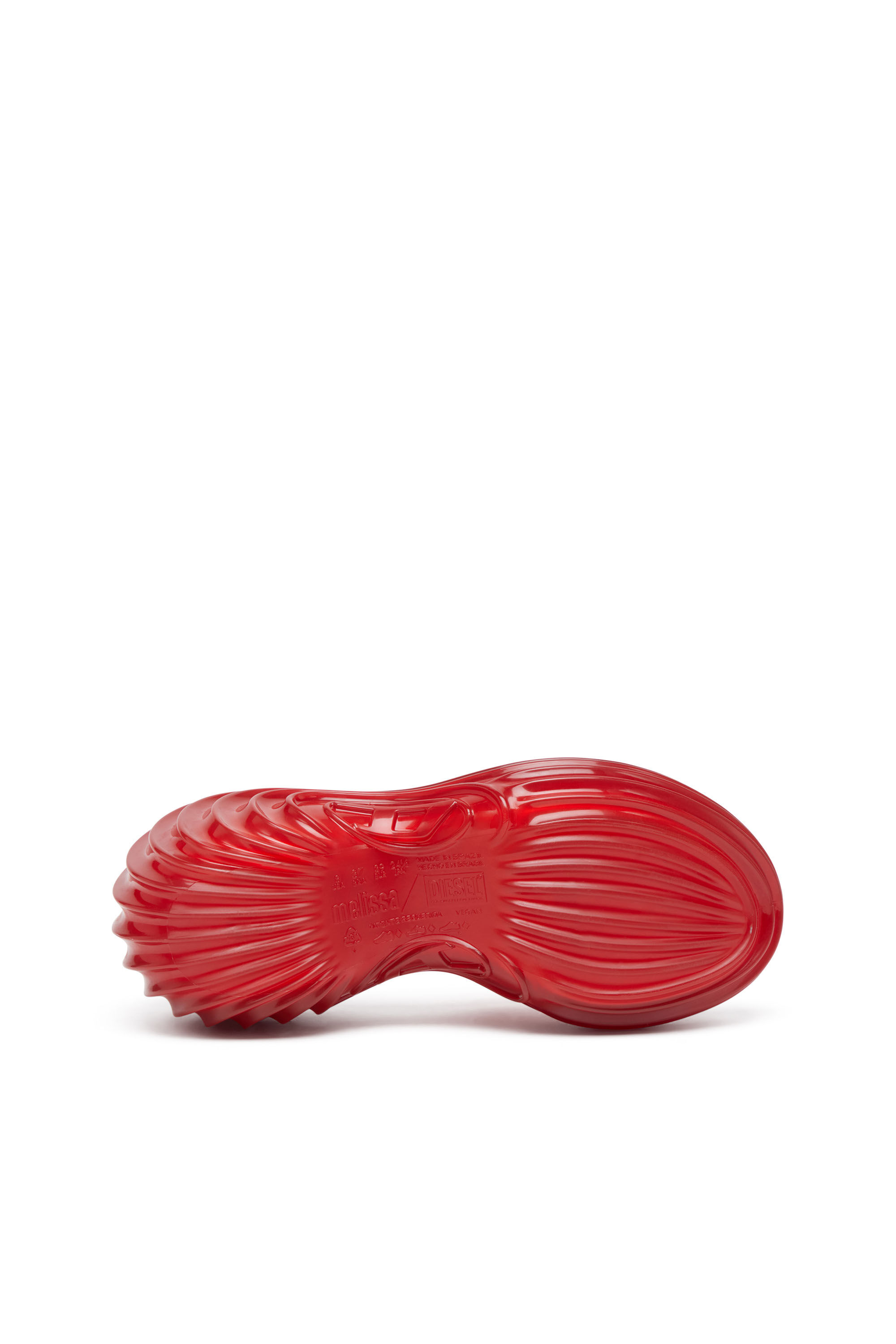 Women's Platform mule in Melflex® | Red | Diesel