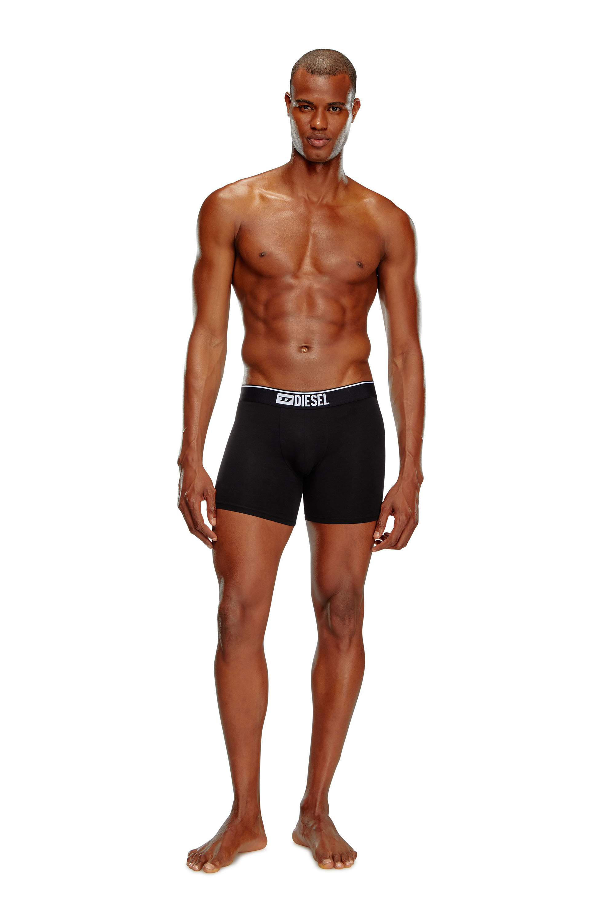 UMBX SEBASTIANTHREEP Man Pack of plain long boxer briefs Diesel