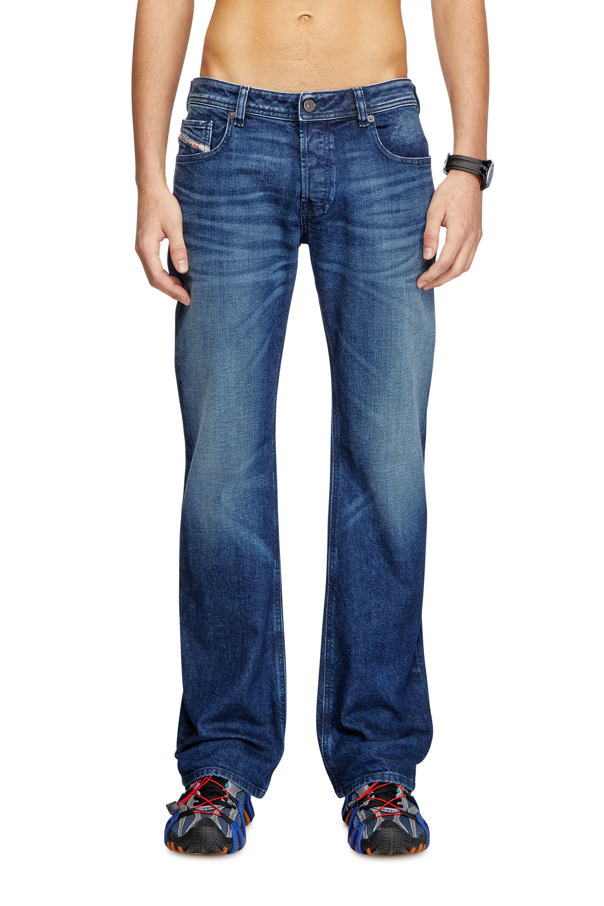 Diesel - Man's Bootcut Jeans 2007 Zatiny 09L51, Dark Blue - 3