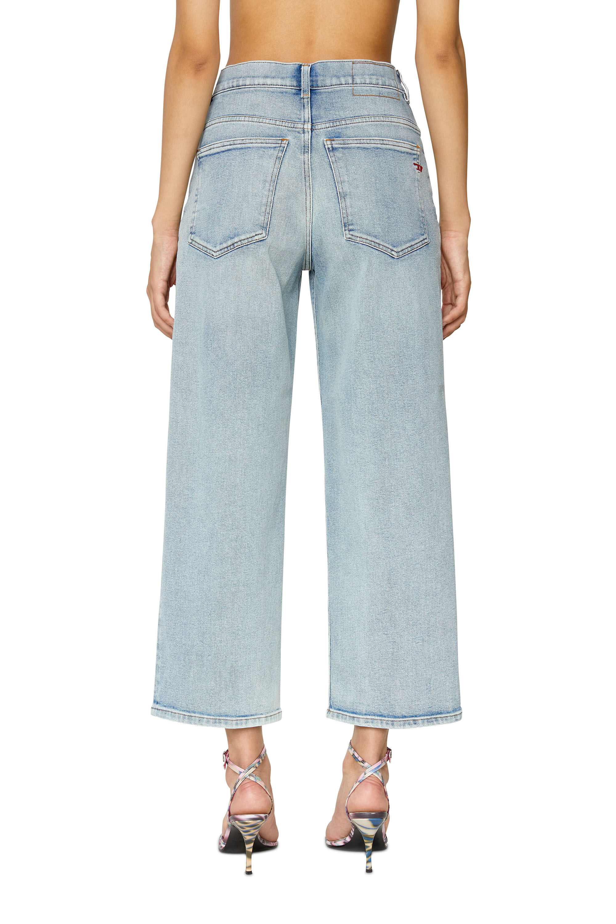 Diesel - 2000 09C08 Bootcut and Flare Jeans, Light Blue - Image 4