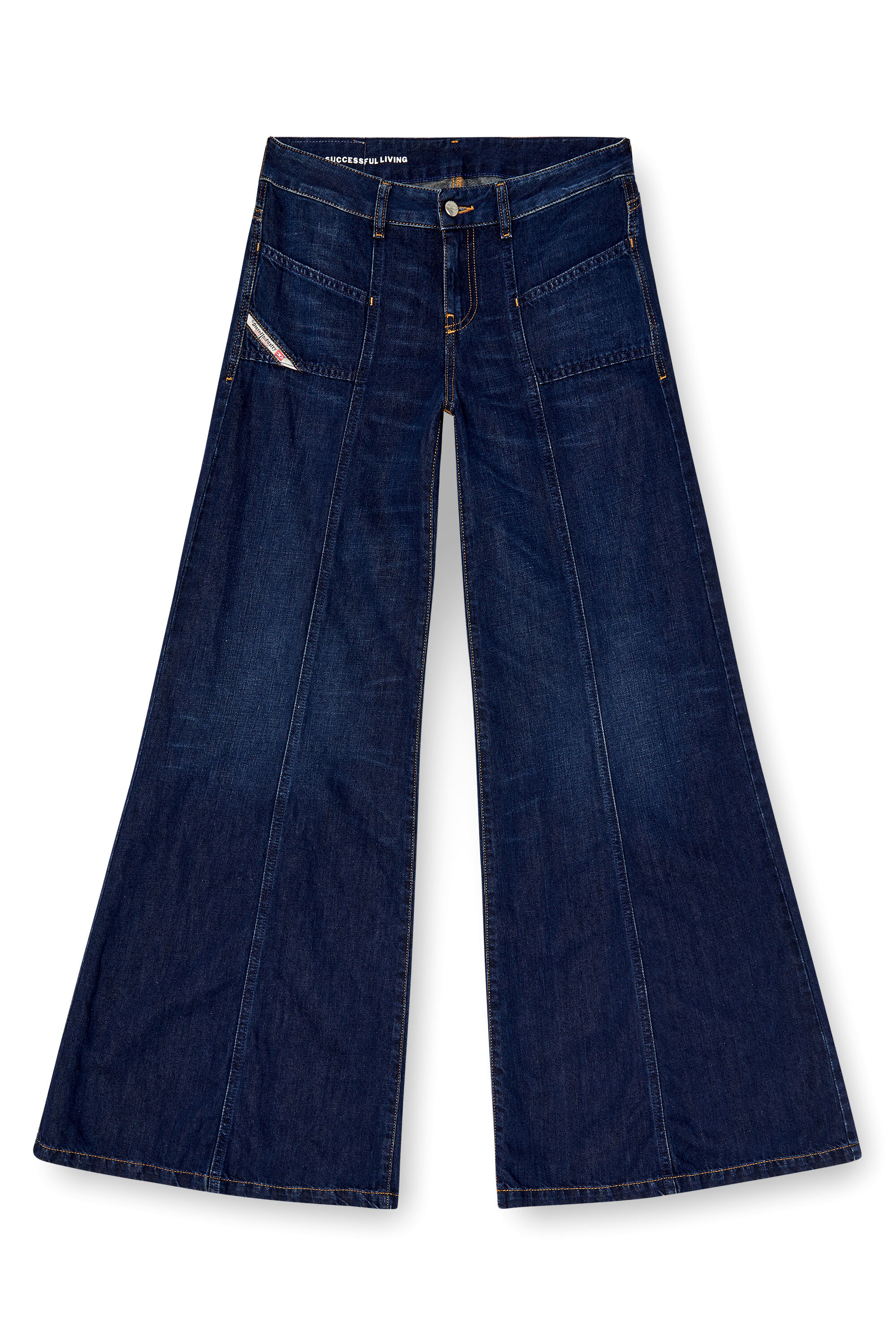Women's Flare Jeans | Low Waist D-Akii | Dark Blue | Diesel PT