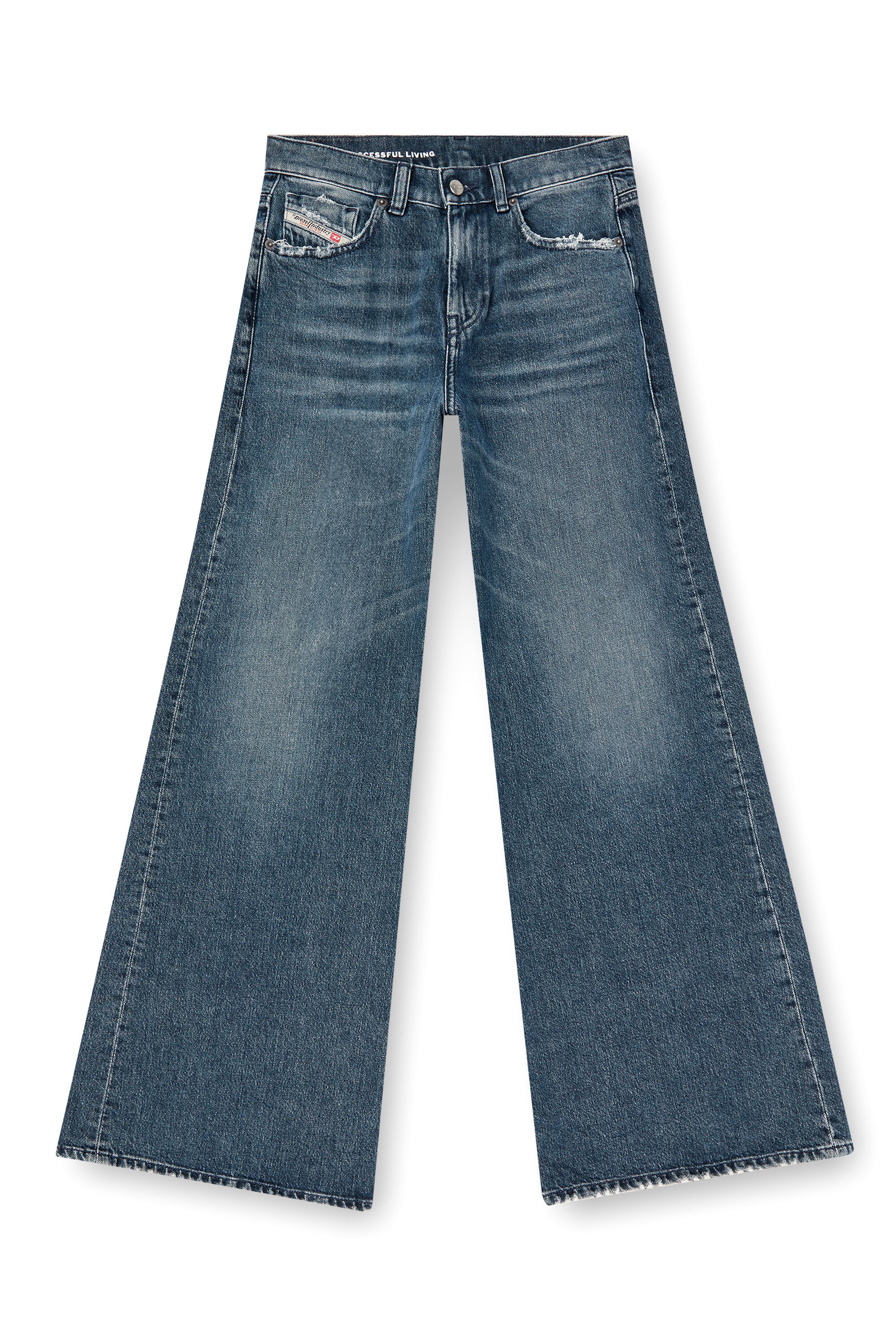 DIESEL ♪ flare jeans 1978 d-akemi 007y7 A03624007Y701 Women's Flare Jeans | Medium blue | Diesel 1978 D-Akemi