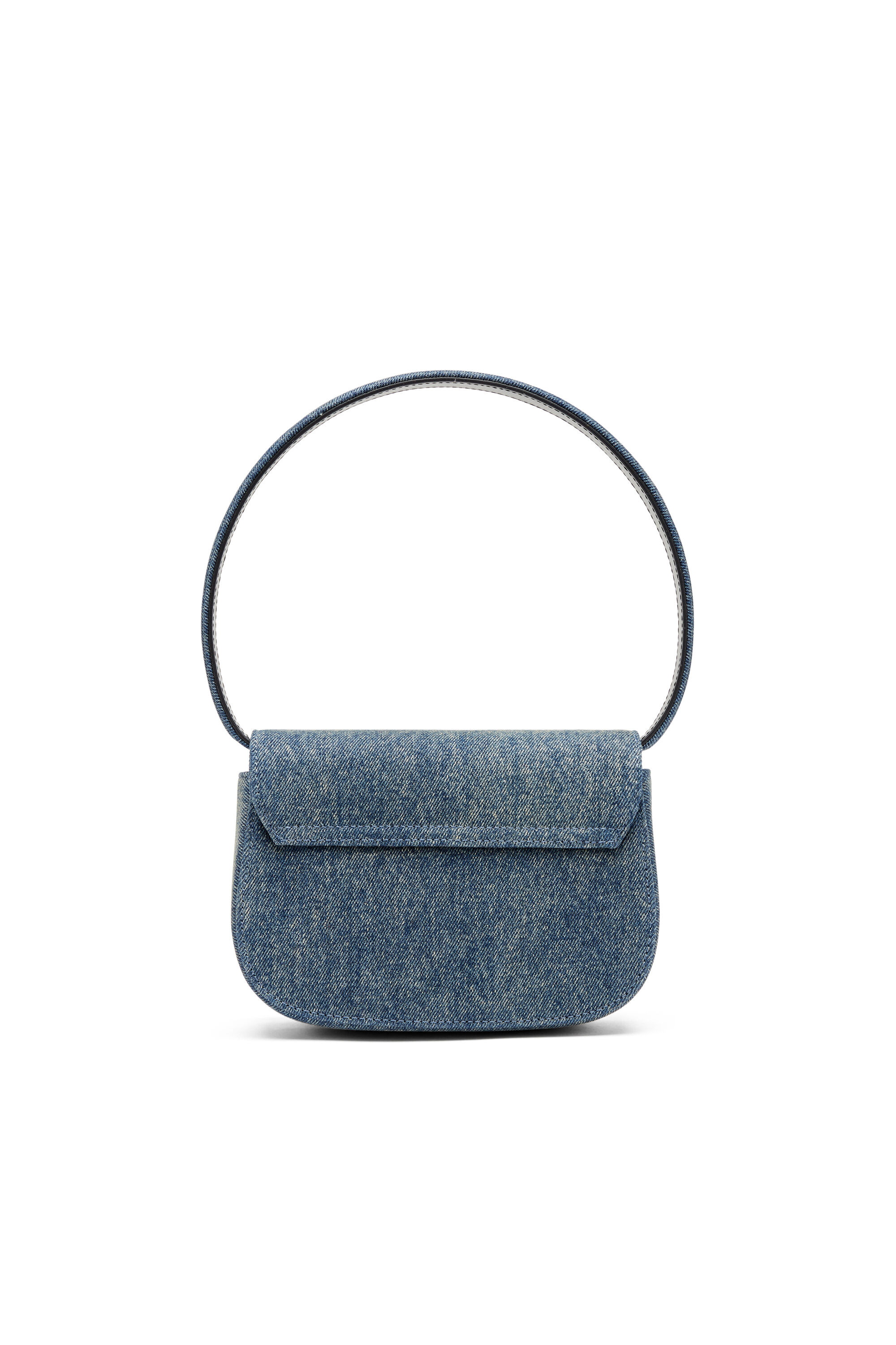 バッグ・カバンその他 DIESEL Woman Mini bag Blue X08396P1730 H8457 Women's 1DR-Iconic shoulder bag in solarised denim | Blue