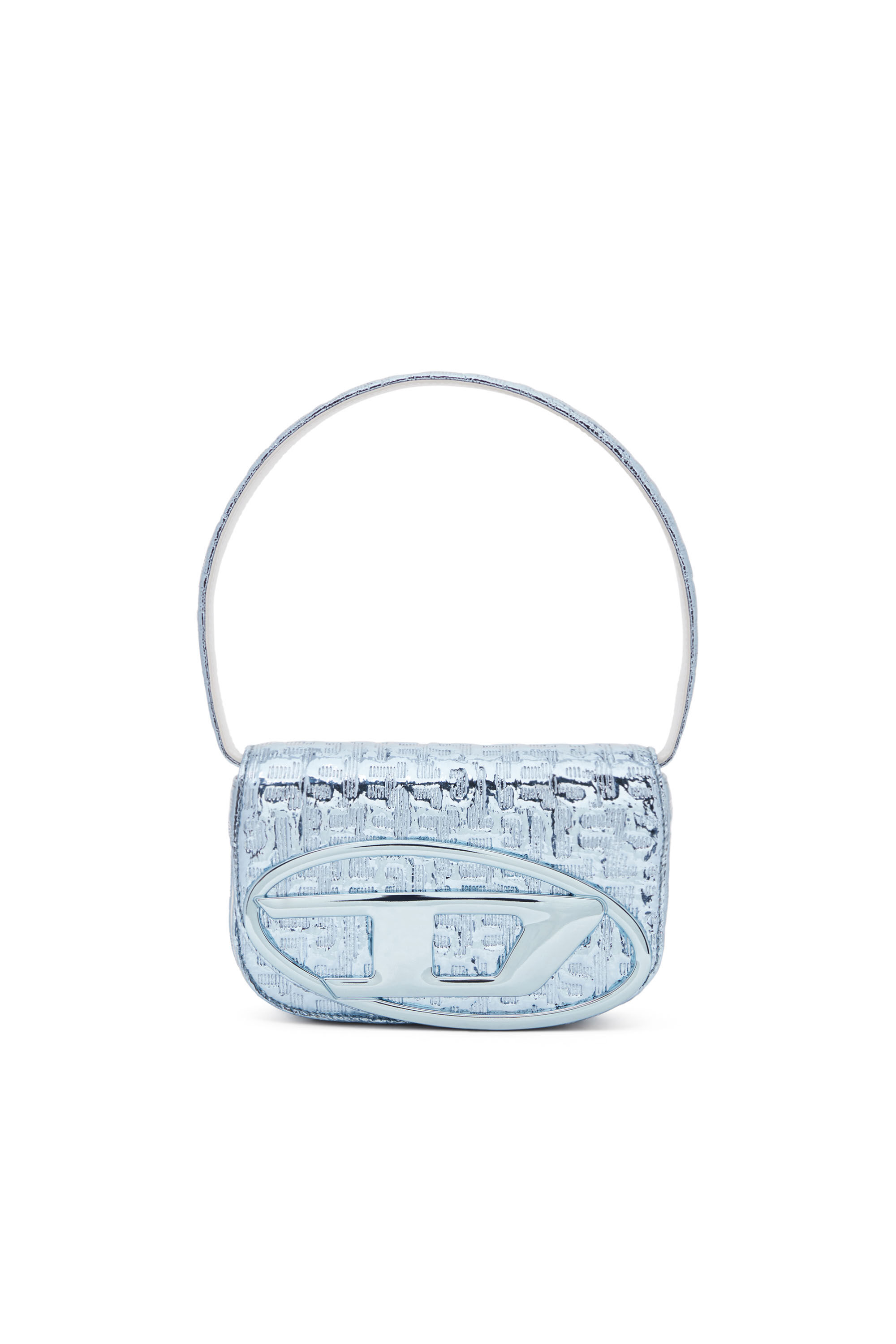 Women s Iconic shoulder bag with metallic monogram FF 1DR