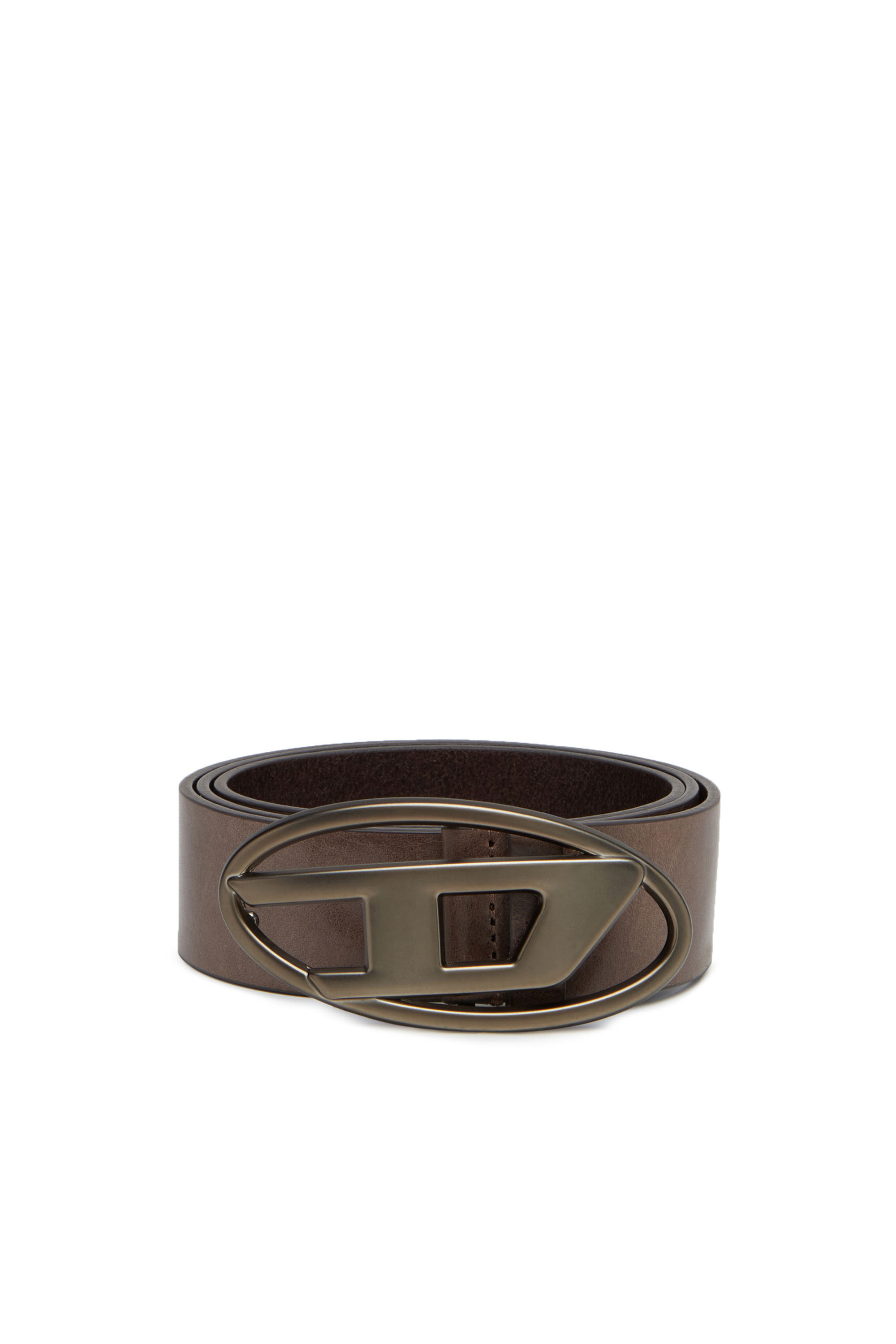 Men's forever fendi clearance belt with brass buckle