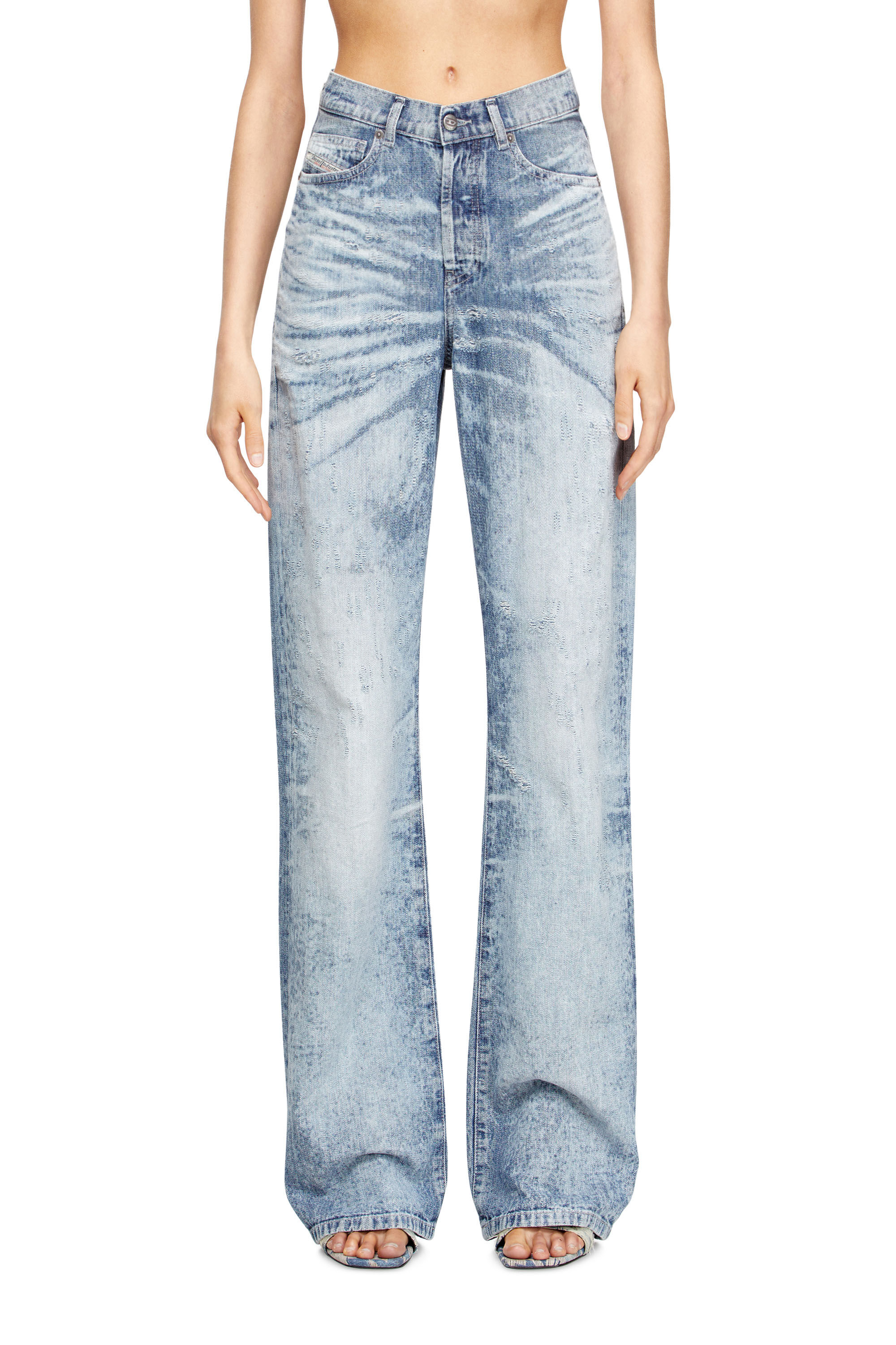 Diesel - Woman's Regular Jeans 1971 D-Sent 068TY, Light Blue - 3