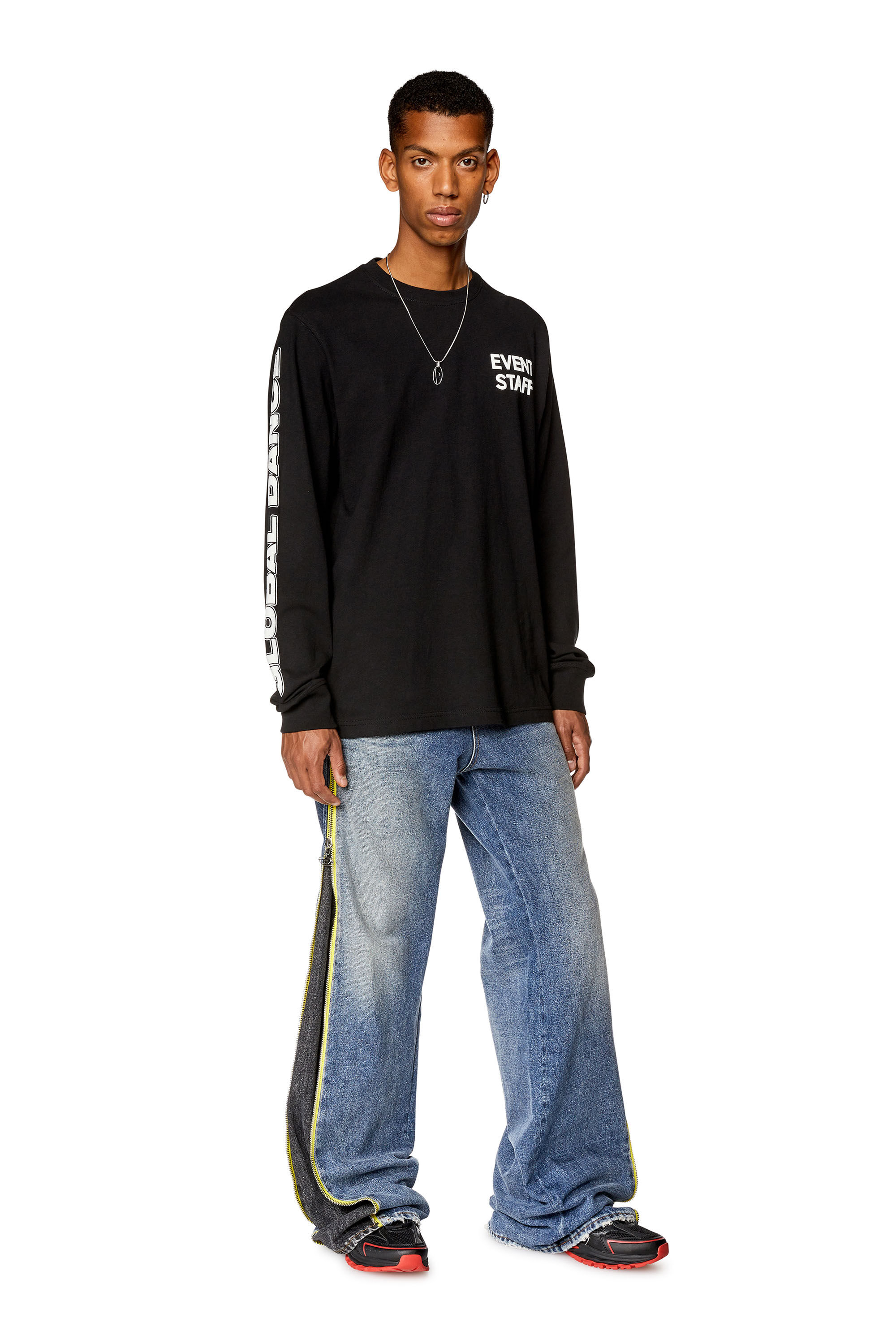 Diesel - T-JUST-LS-L3, Black - Image 1