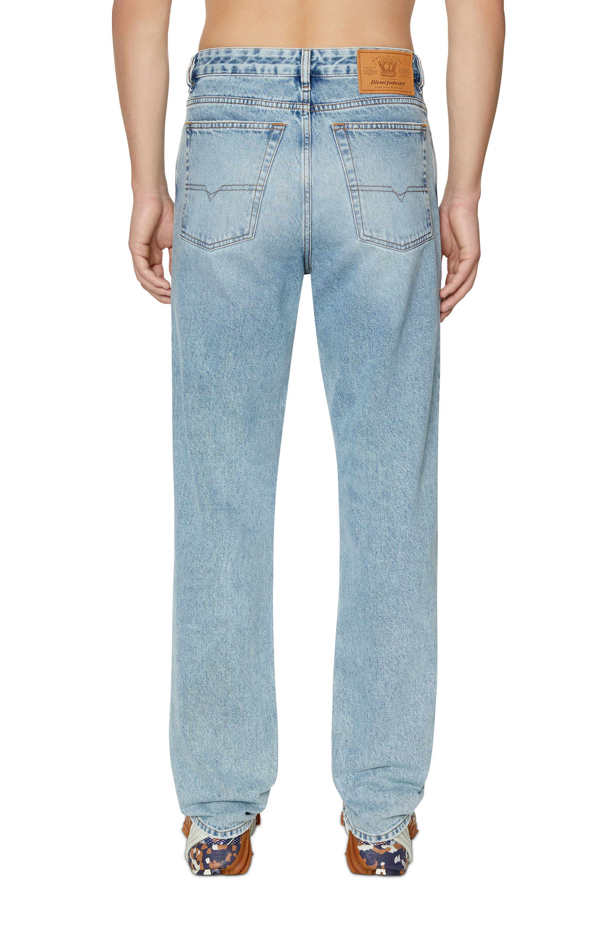 Diesel - 1955 D-Rekiv 09D80 Straight Jeans, Light Blue - Image 4