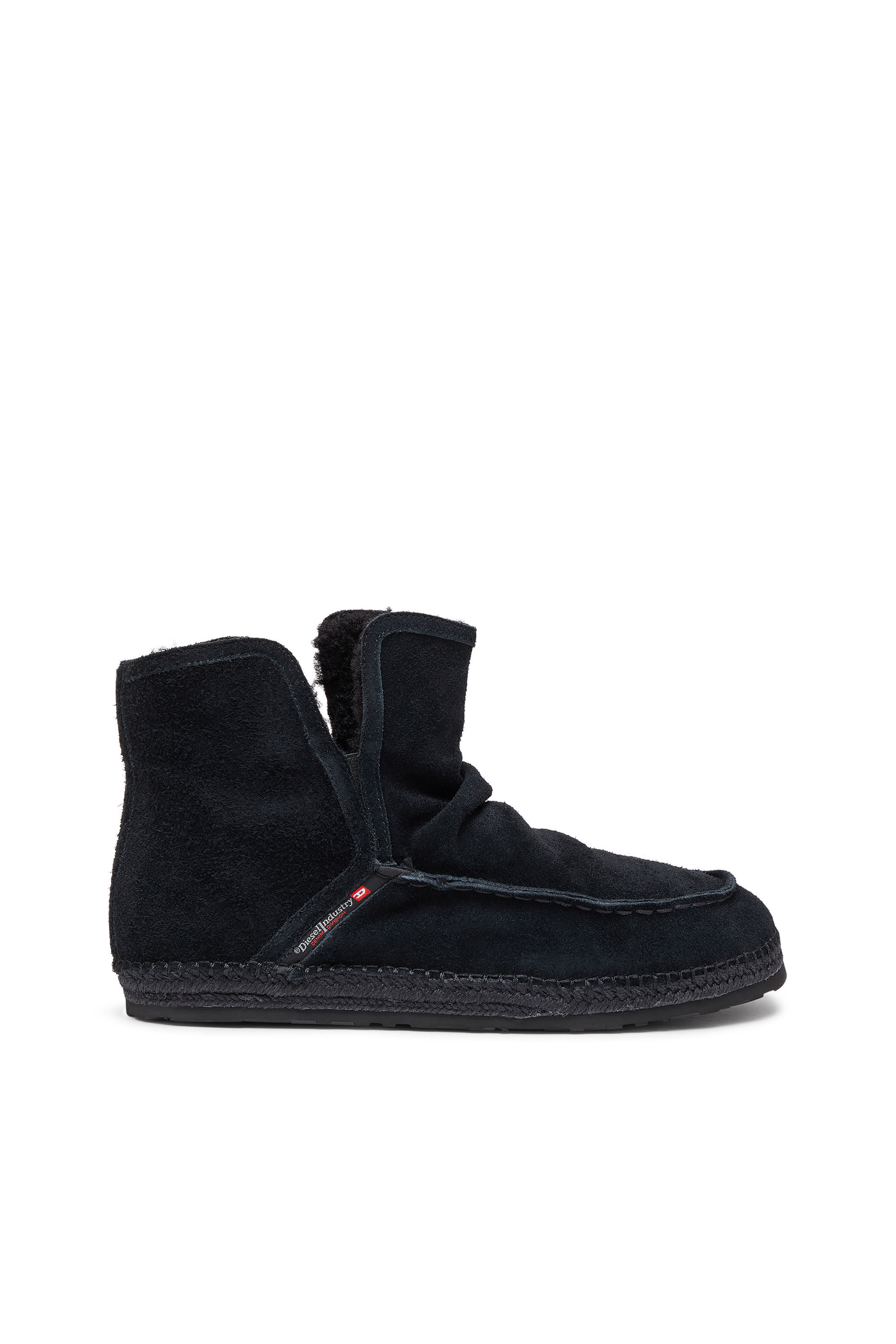 Diesel - D-LUKAS AKB, Man's D-Lukas - Leather ankle boots with internal lining in Black - 1