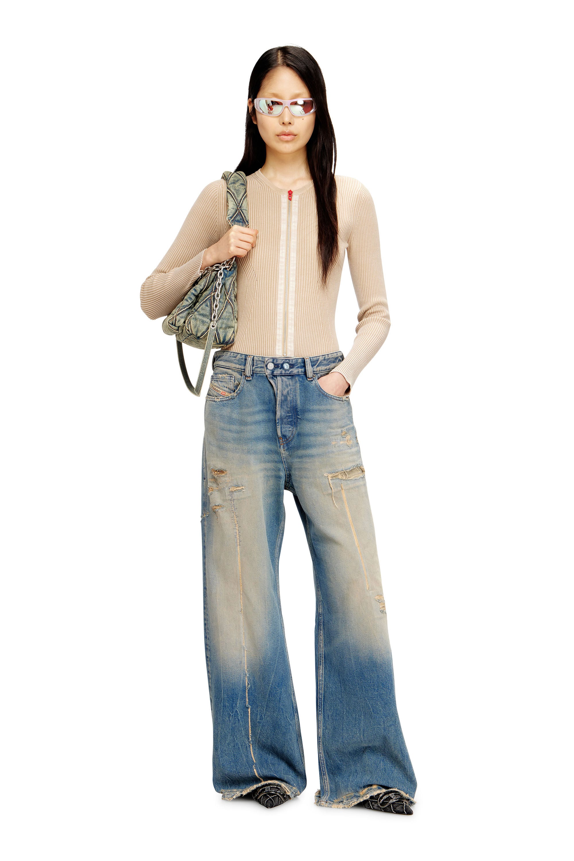 Women's Relaxed Jeans | Low Waist 1996 D-Sire | Medium blue