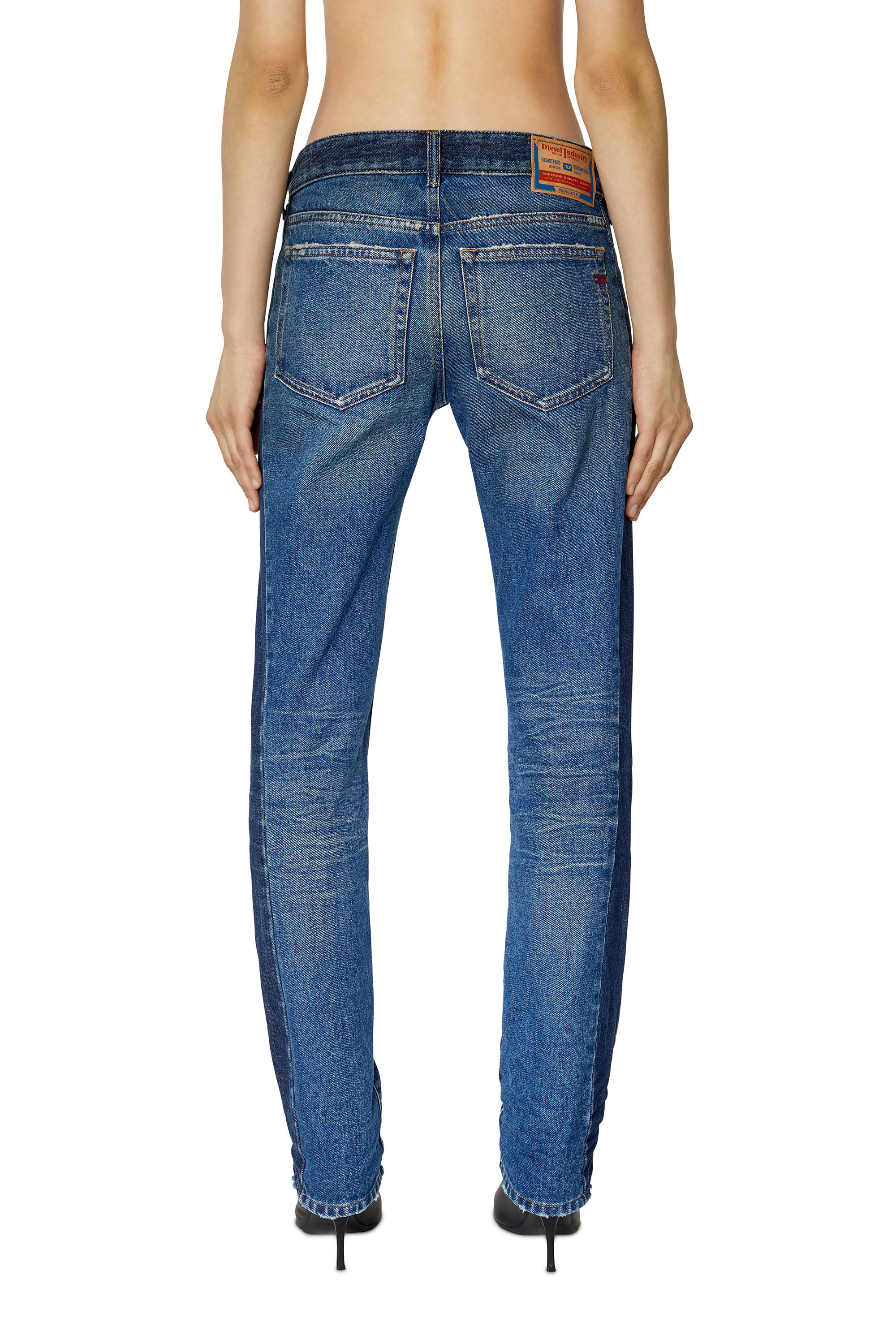 Diesel - 2002 09E22 Straight Jeans, Medium blue - Image 4