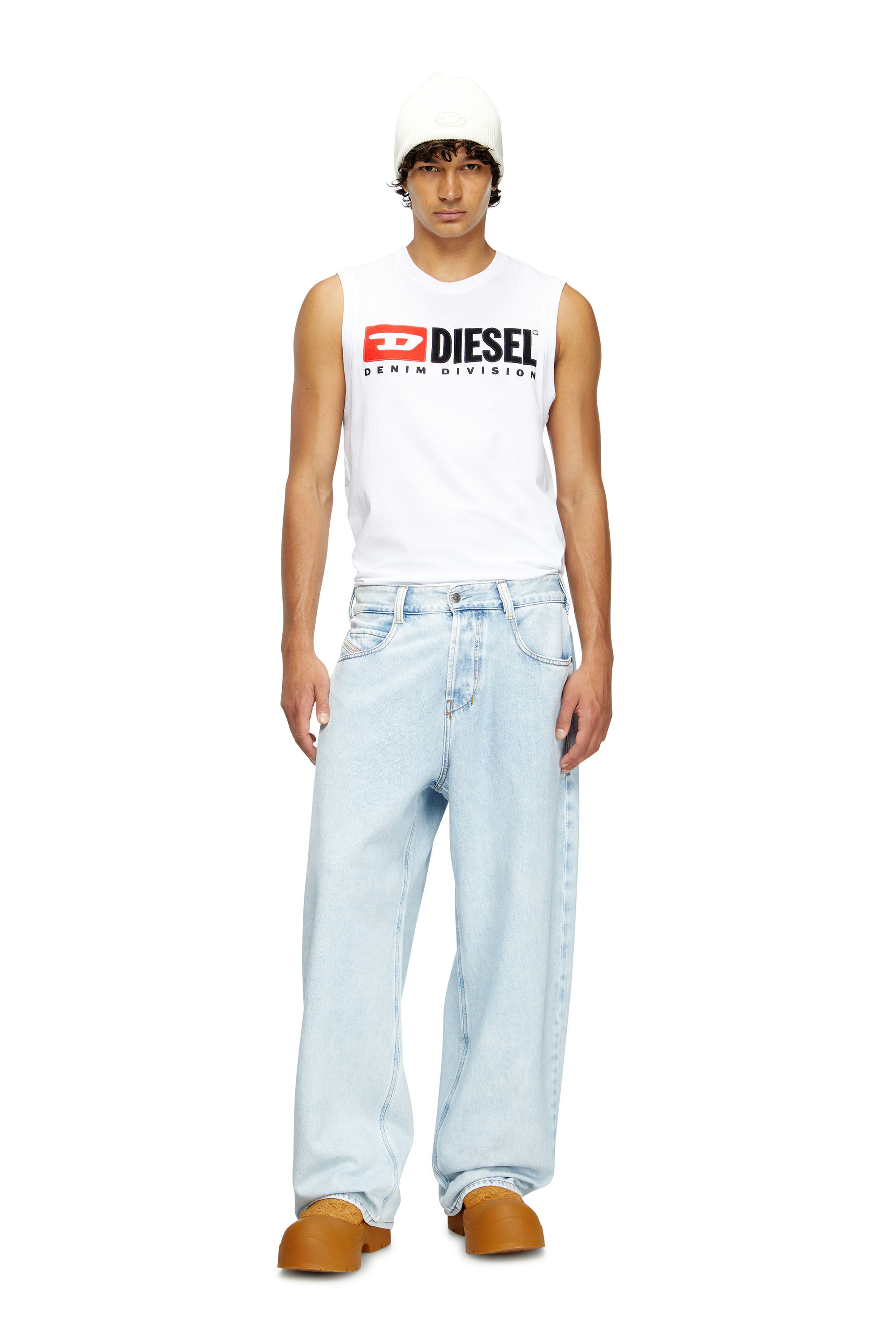 Diesel - Unisex's Relaxed Jeans 1997 D-Enim 09M74, Light Blue - 1