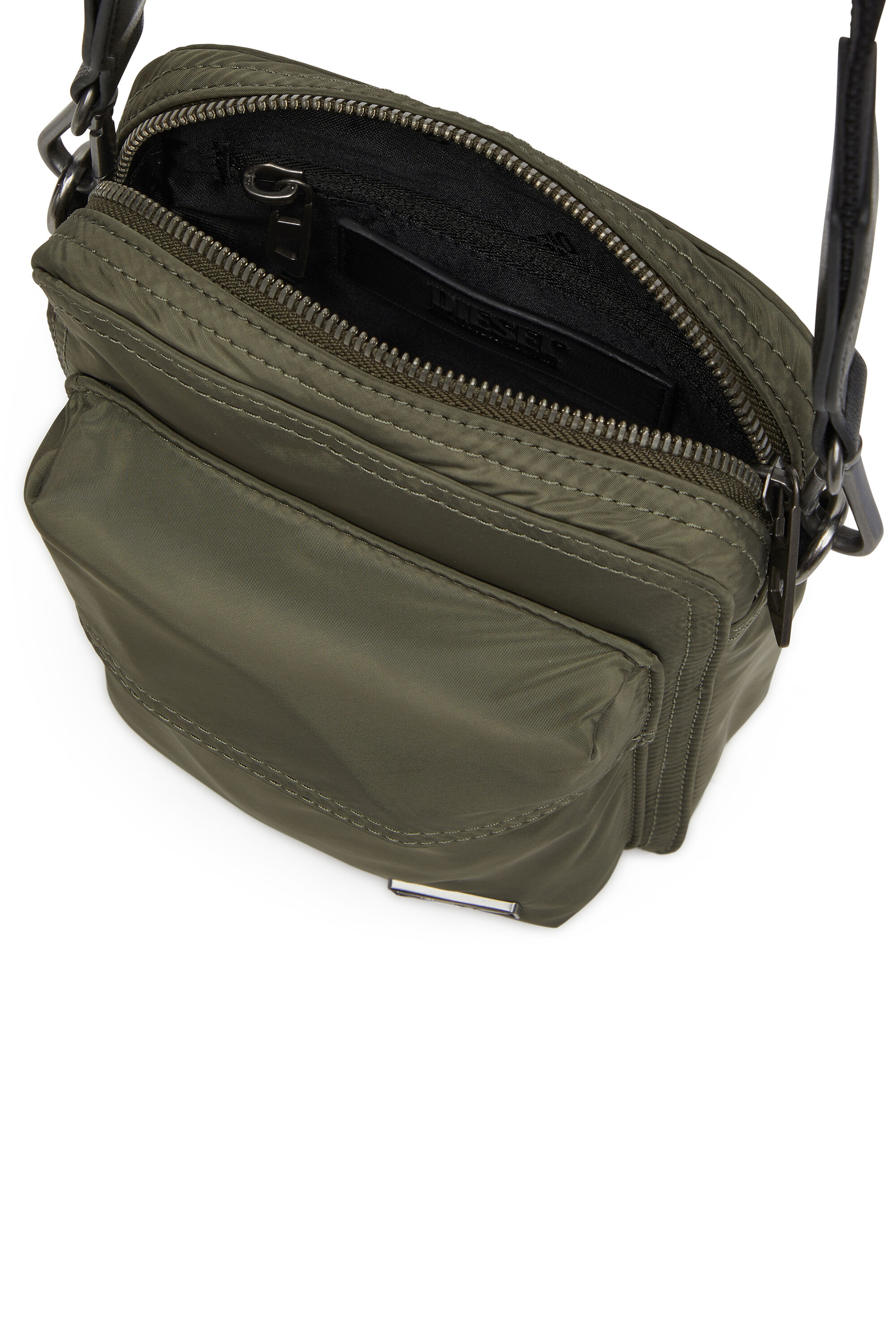 Diesel - MULTI-PKTS CROSSBODY X, Unisex's Crossbody bag in utilitarian shell in Green - 5