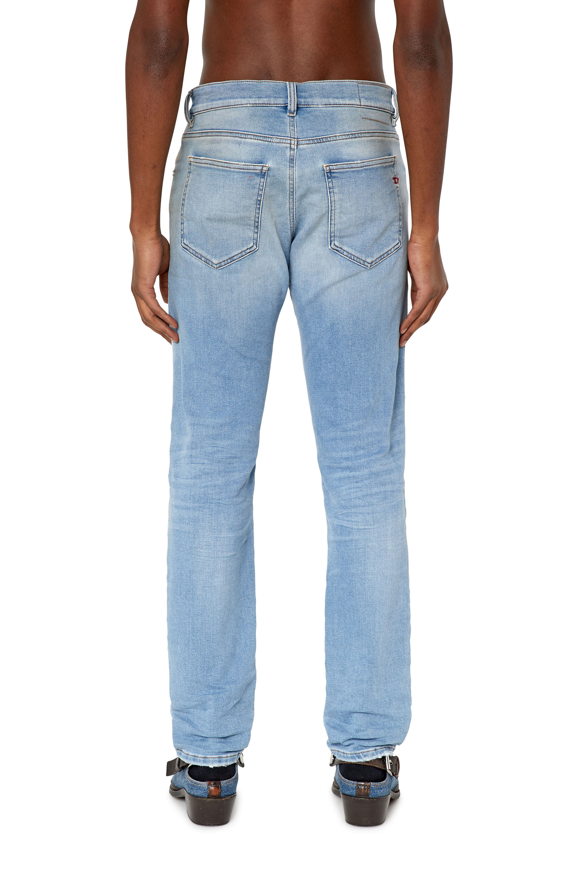 Diesel - D-Strukt JoggJeans® 068CW Slim, Light Blue - Image 4