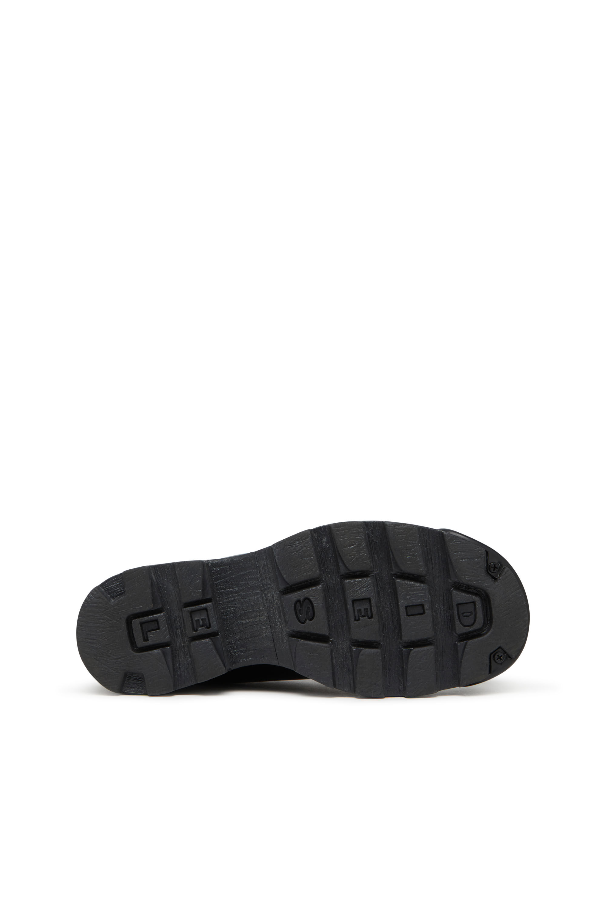 Men's D-Hammer-Leather lace-up shoes with oval D toe cap | Black
