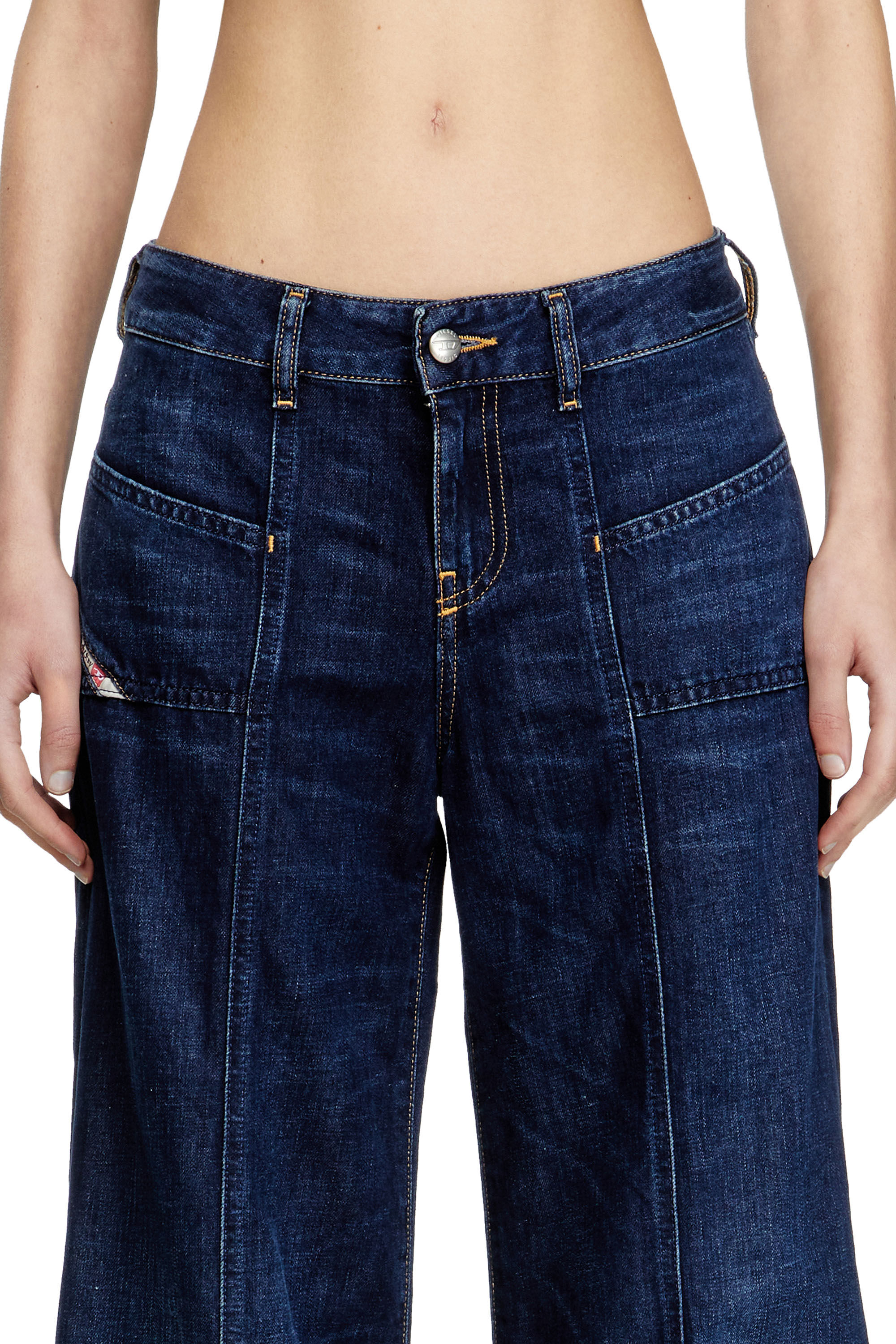 Women's Flare Jeans | Low Waist D-Akii | Dark Blue | Diesel PT