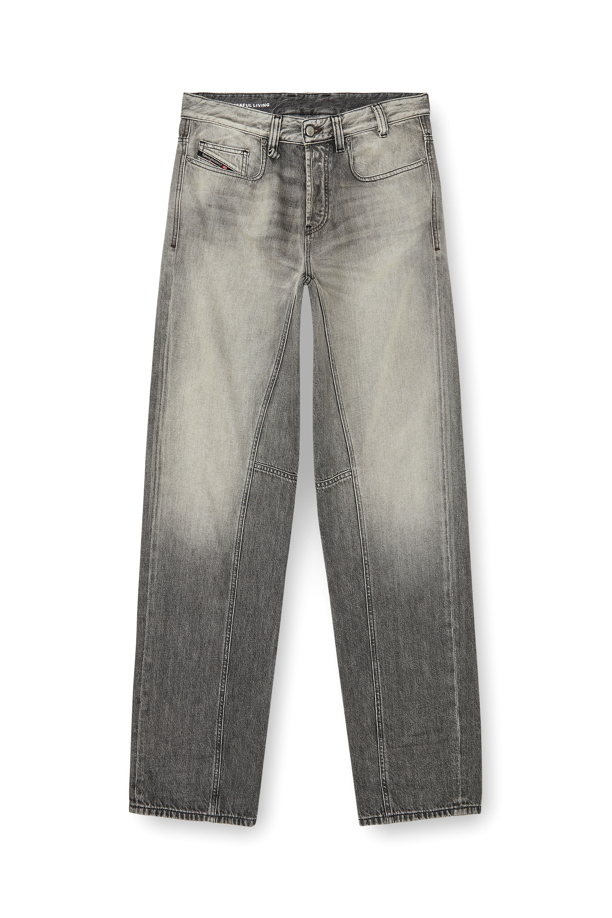Diesel - Man's Relaxed Jeans 2001 D-Macro 09P56, Grey - 6