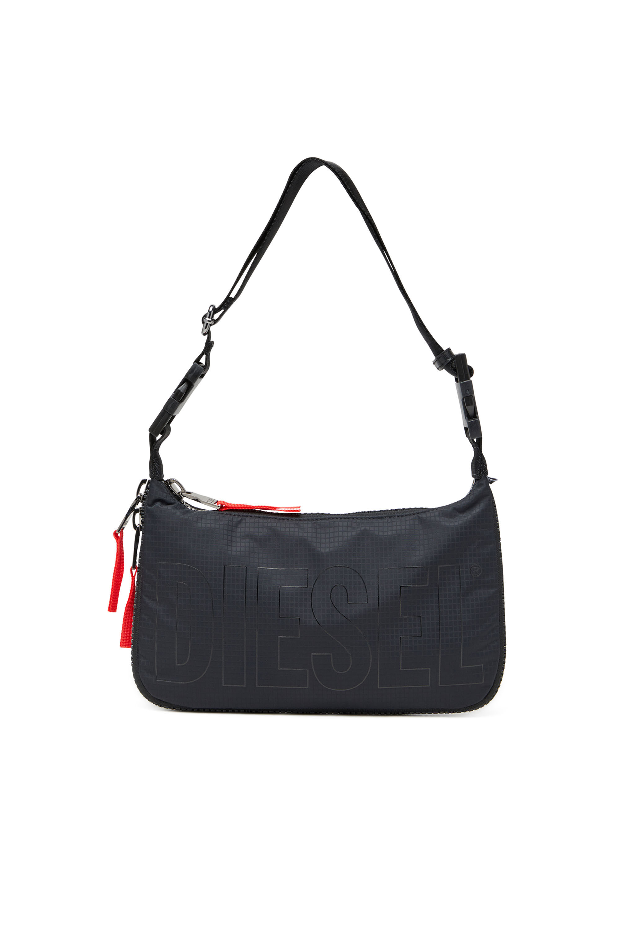 バッグ DIESEL Women's Zip-D X-Expandable utilitarian shoulder bag | Black | Diesel