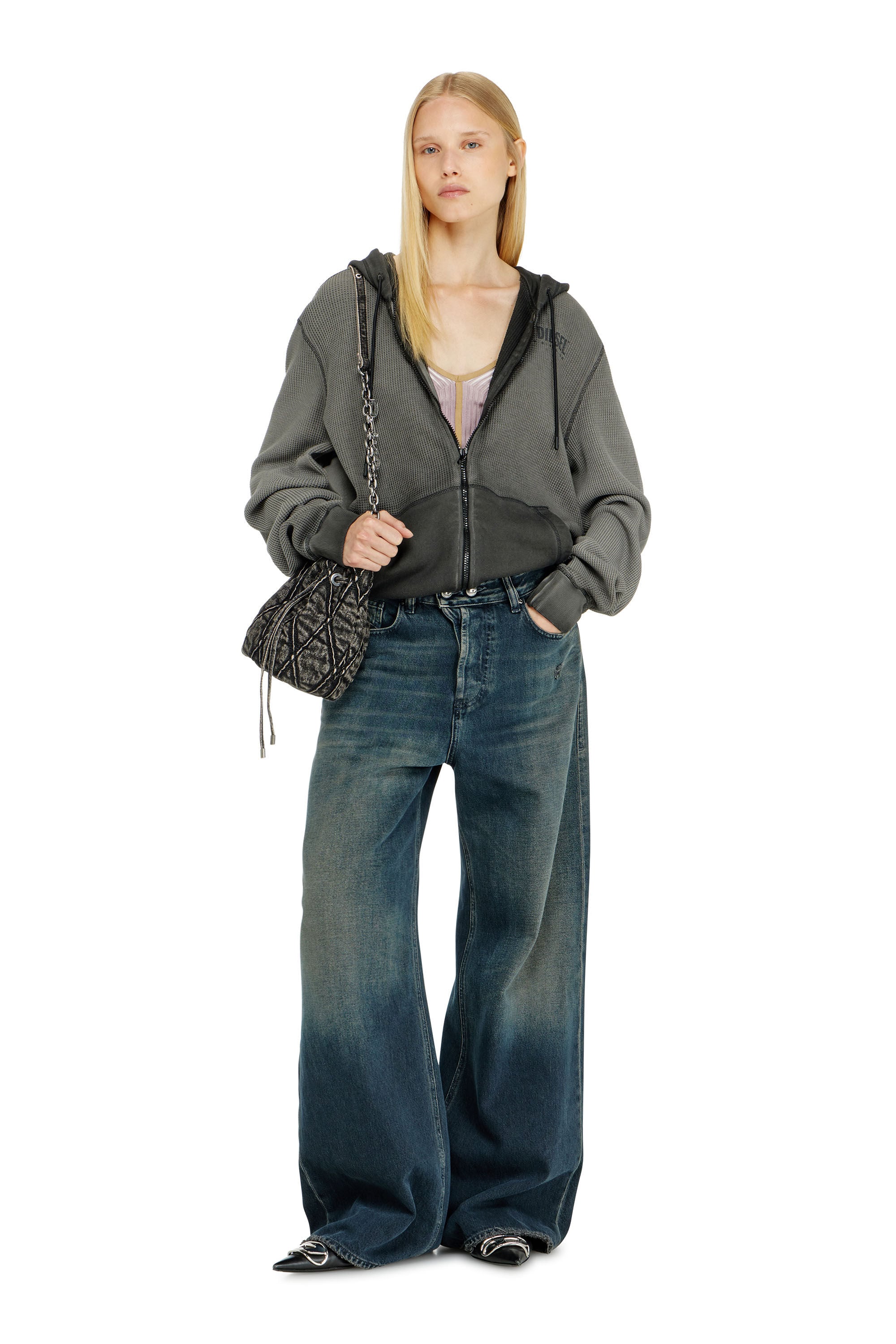Diesel - Unisex's Relaxed Jeans 1996 D-Sire 09N67, Dark Blue - 1