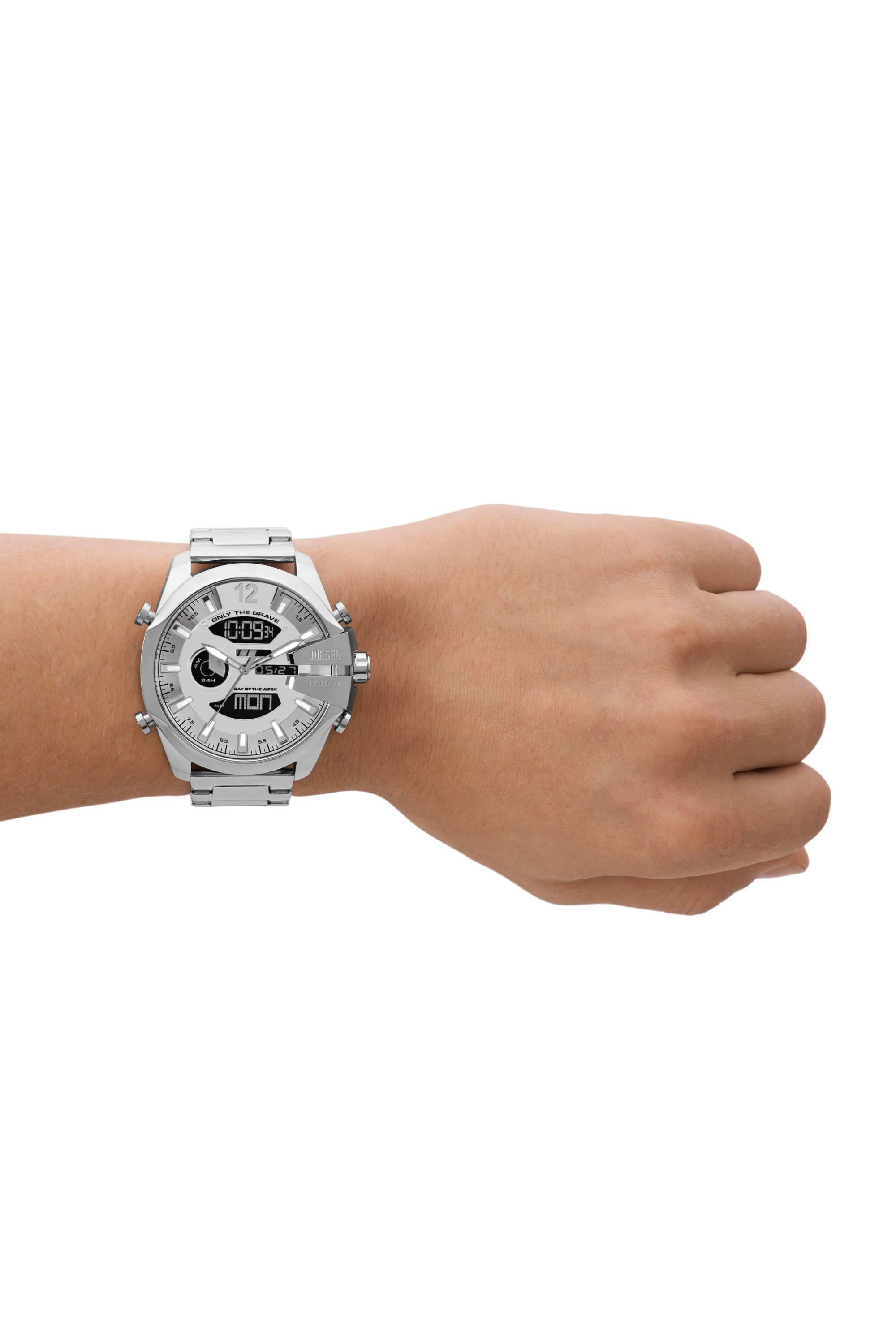 Diesel sales silver watch