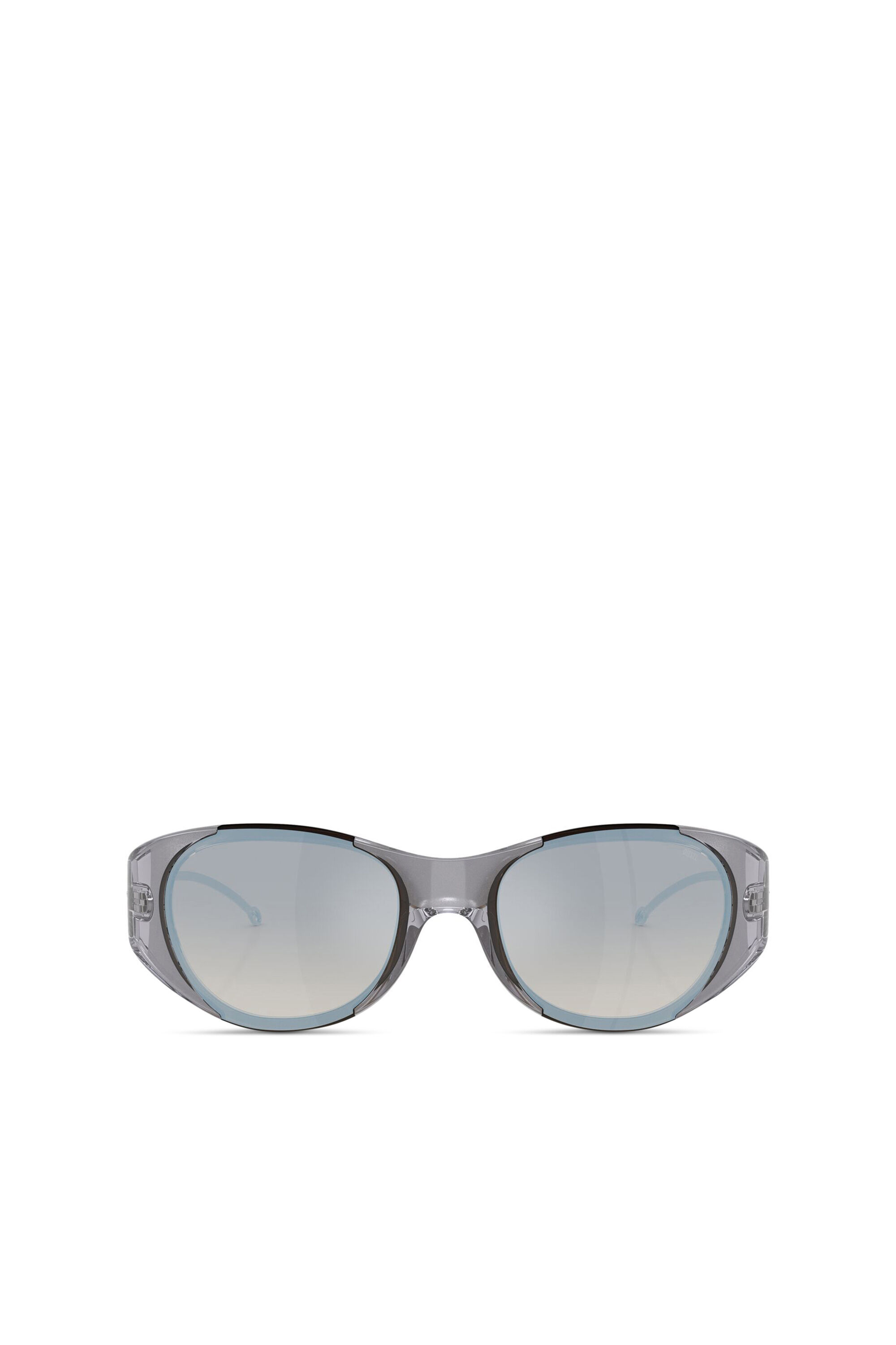 Diesel - 0DL3003, Unisex's Iconic oval sunglasses in Light Grey - 1