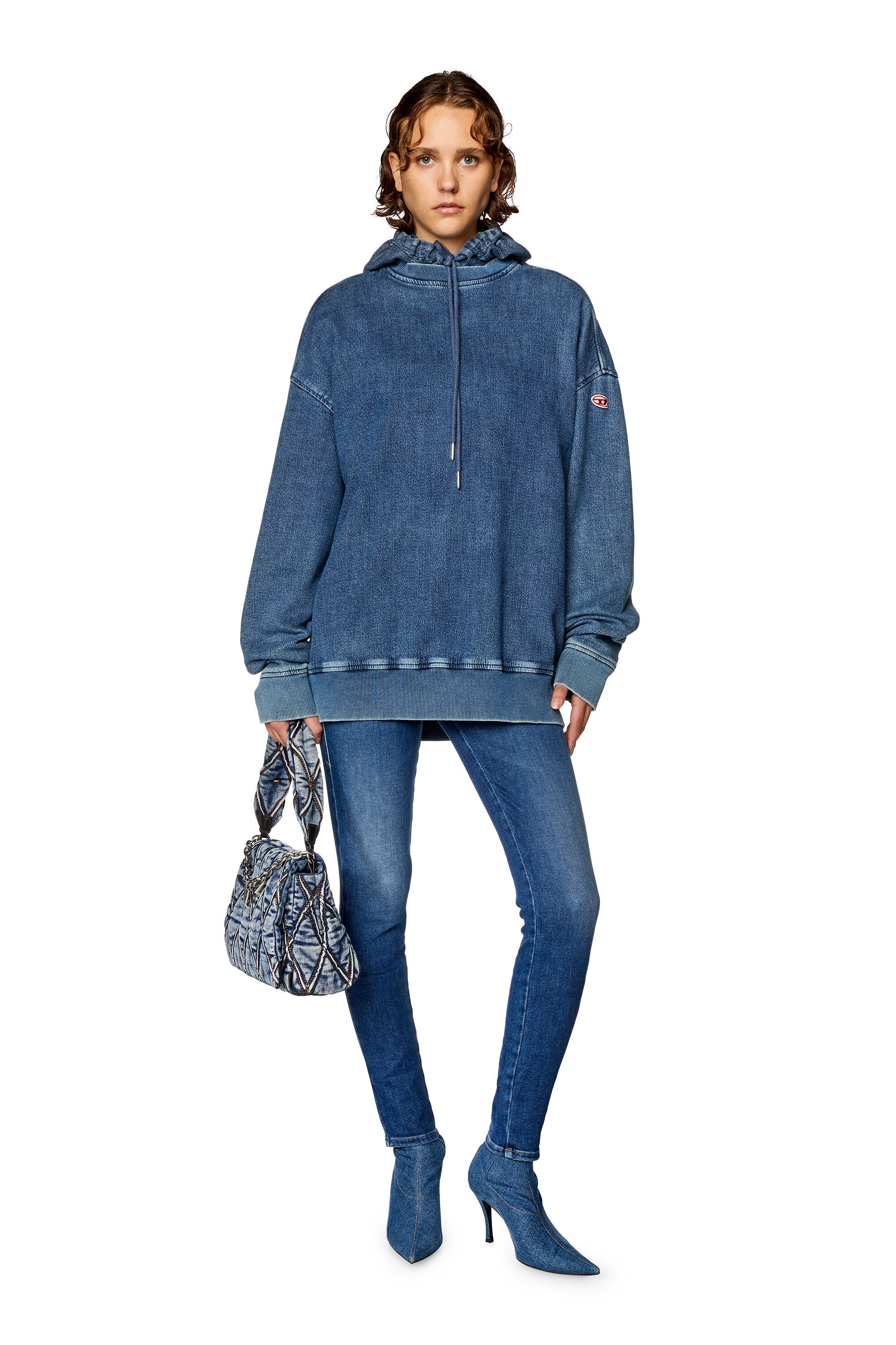 Diesel - Super skinny Jeans 2017 Slandy 09F86, Medium blue - Image 1