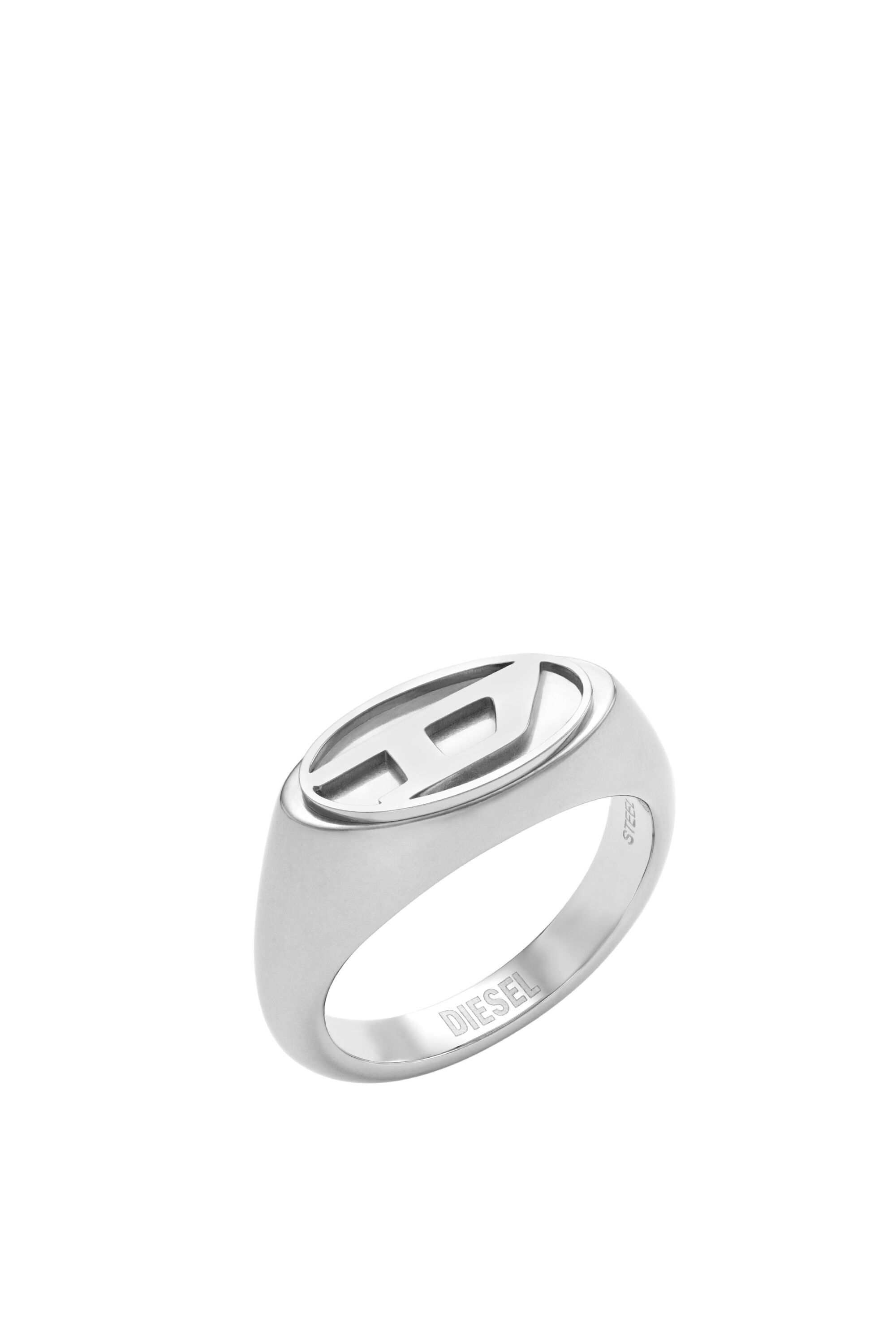 Signet ring stainless steel top