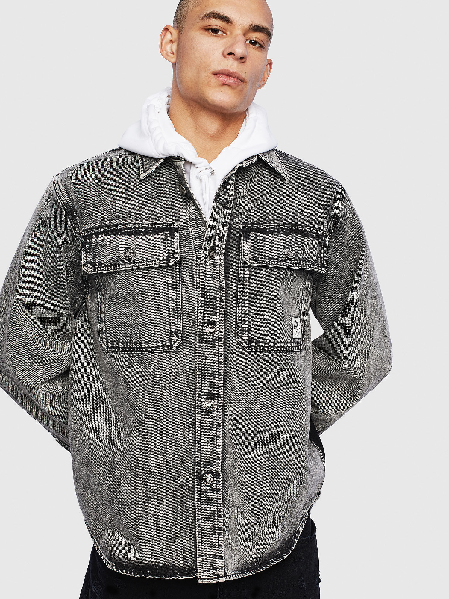 acid denim shirt