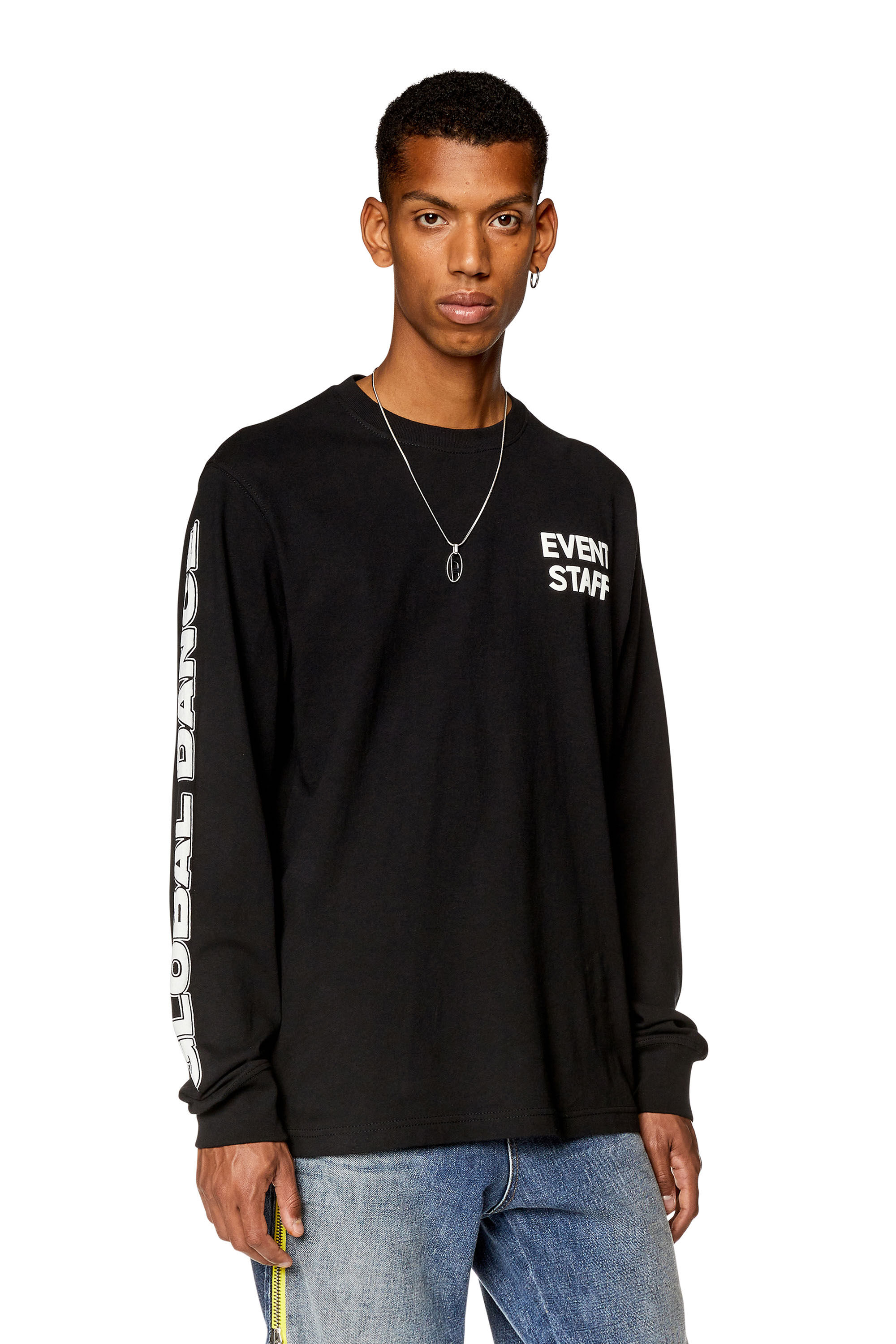 Diesel - T-JUST-LS-L3, Black - Image 3