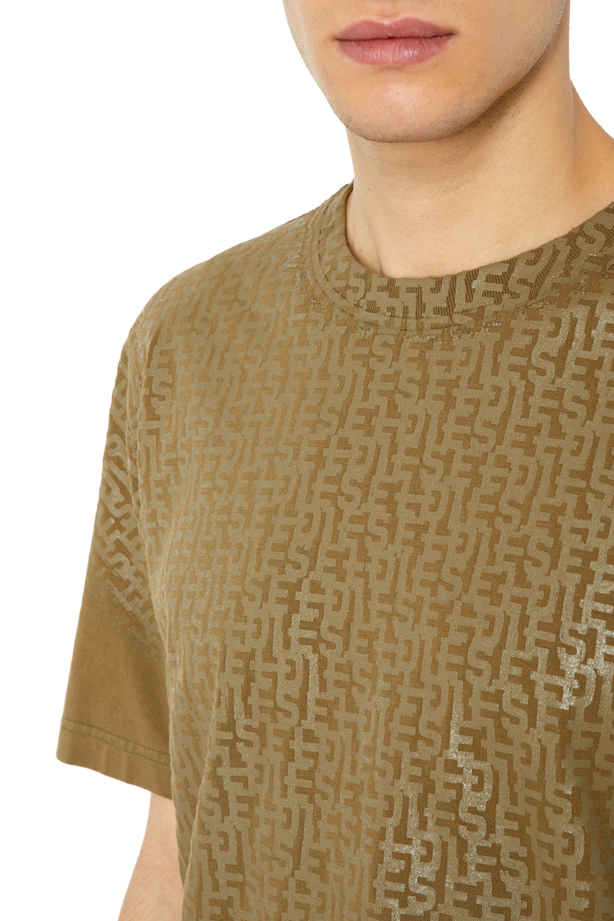 Diesel - T-JUST-MONO, Brown - Image 5