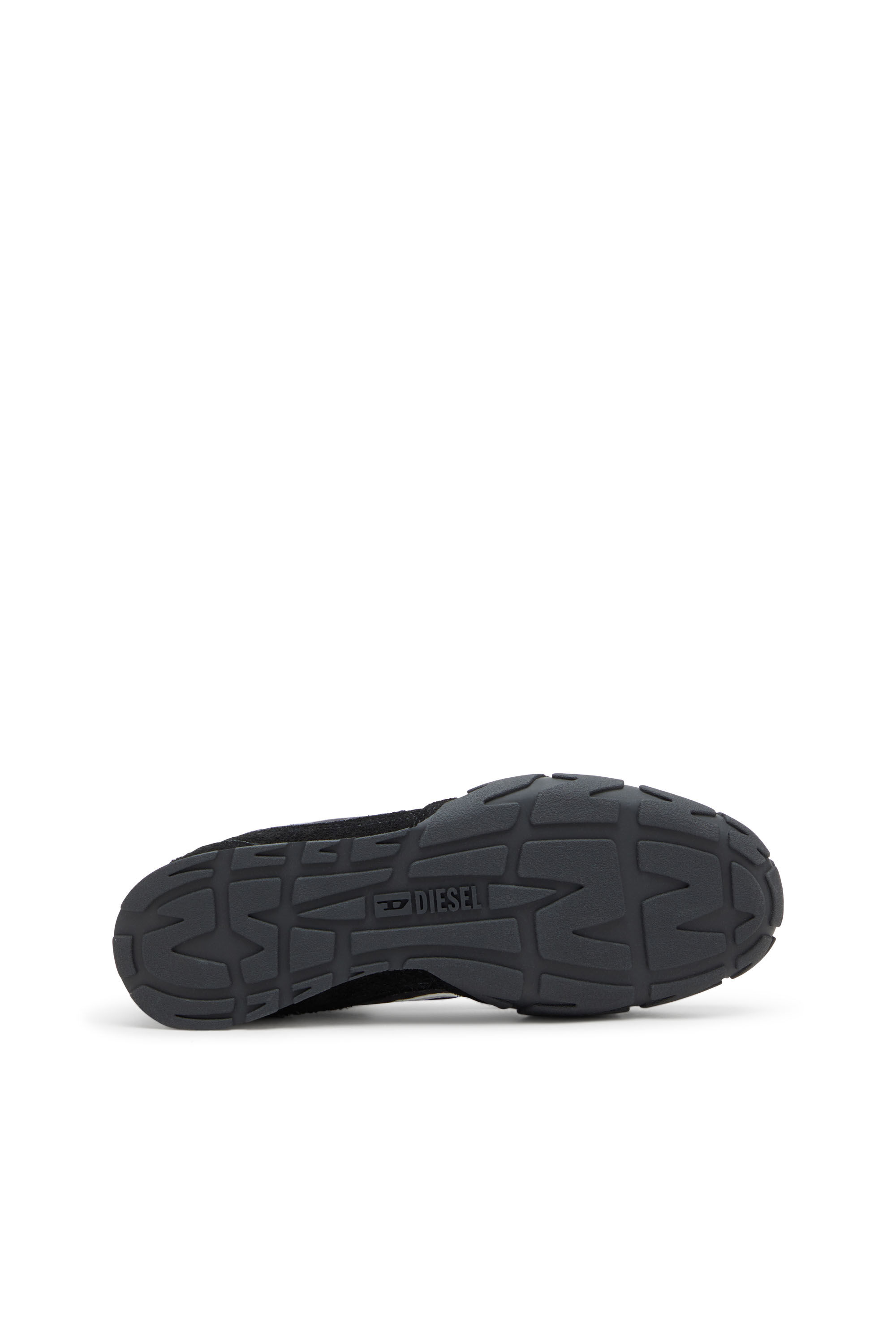 Diesel - S-PAGODHA LOW, Man's S-Pagodha-Sneakers in leather, suede and ripstop in Black/Red - 5