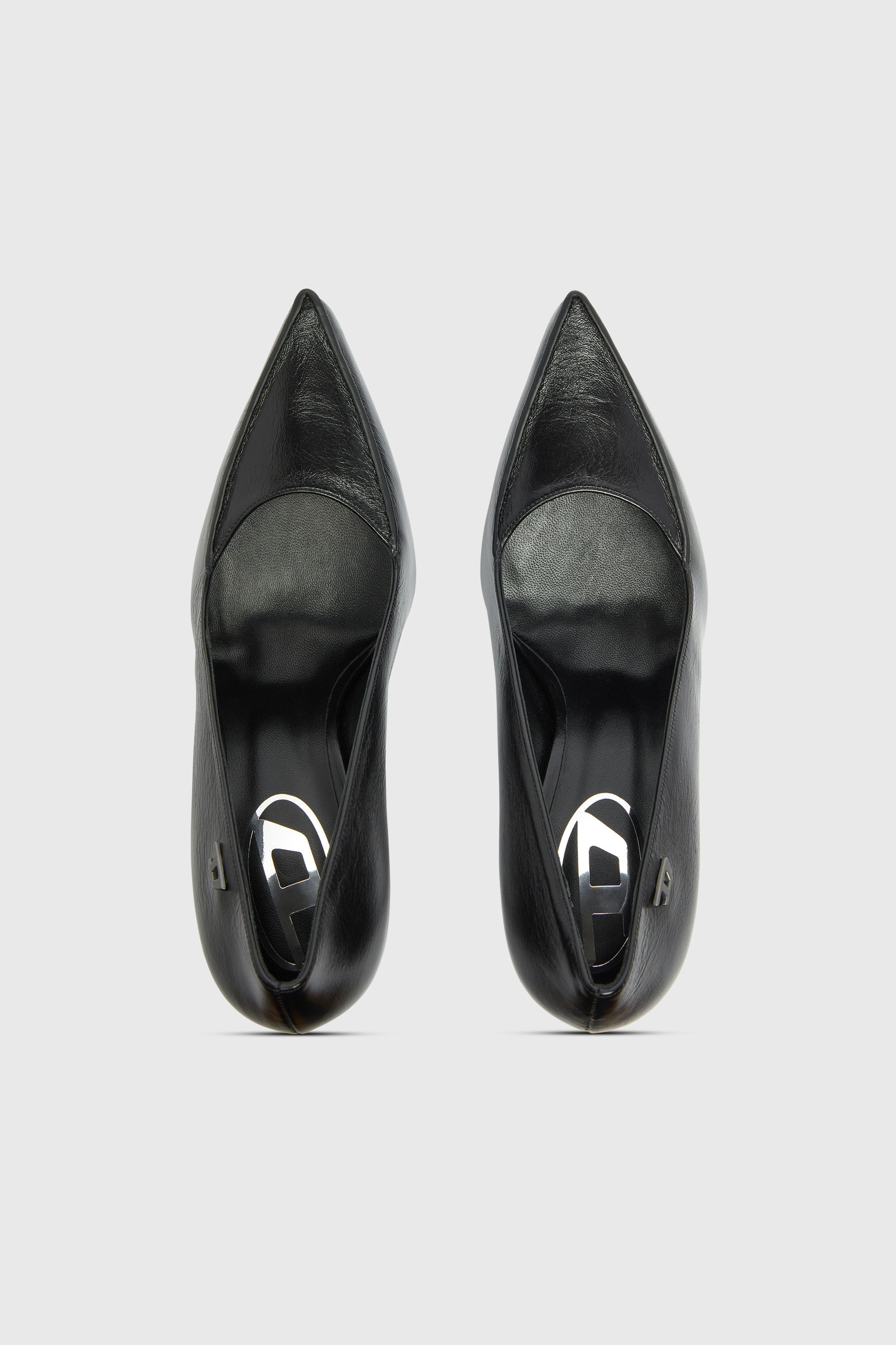 Diesel - D-LUCETTE-90-PUMP D, Woman's D-Lucette-Pumps in leather in Black - 4