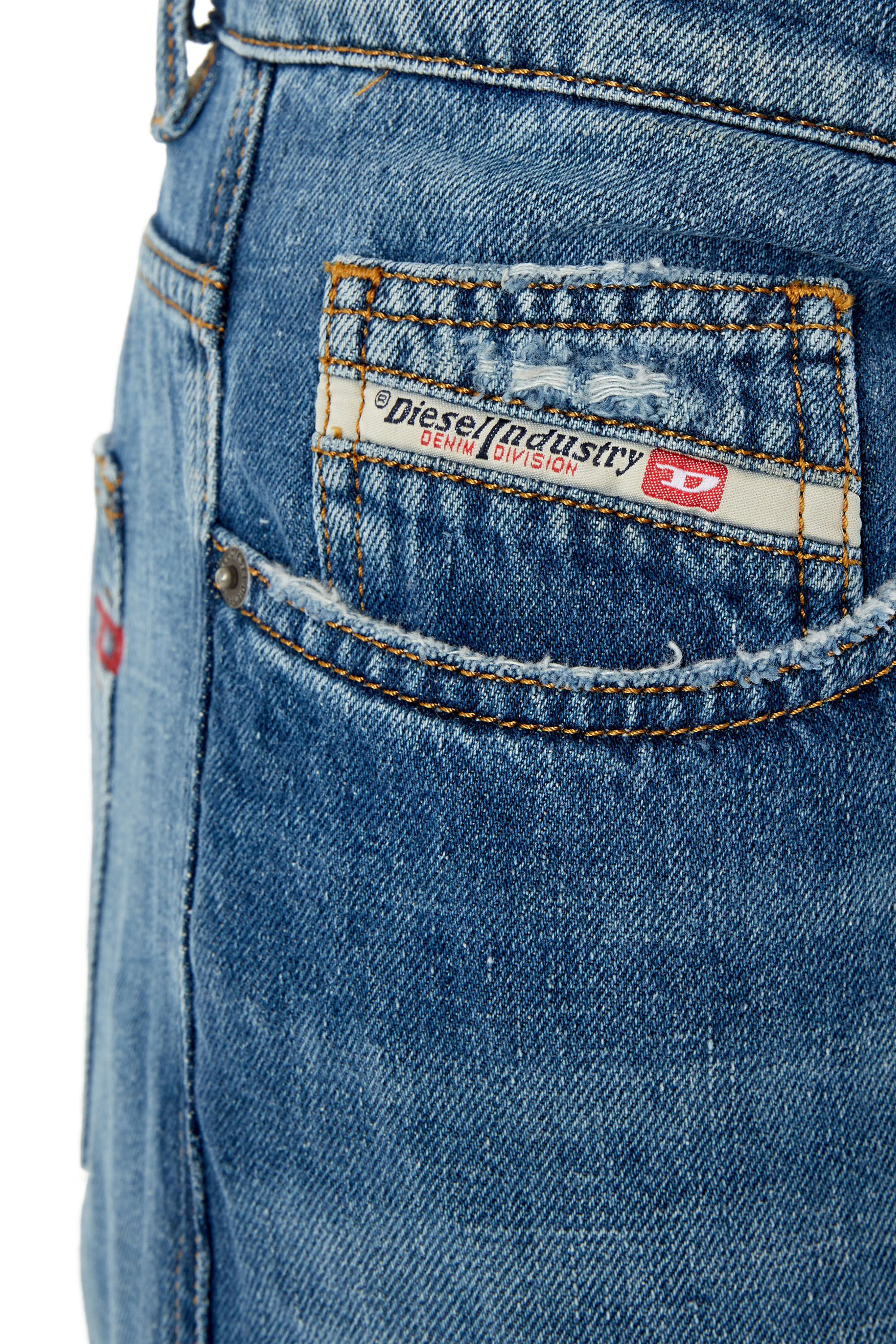 Diesel - Man's Straight Jeans 2020 D-Viker 09F25, Medium blue - 5
