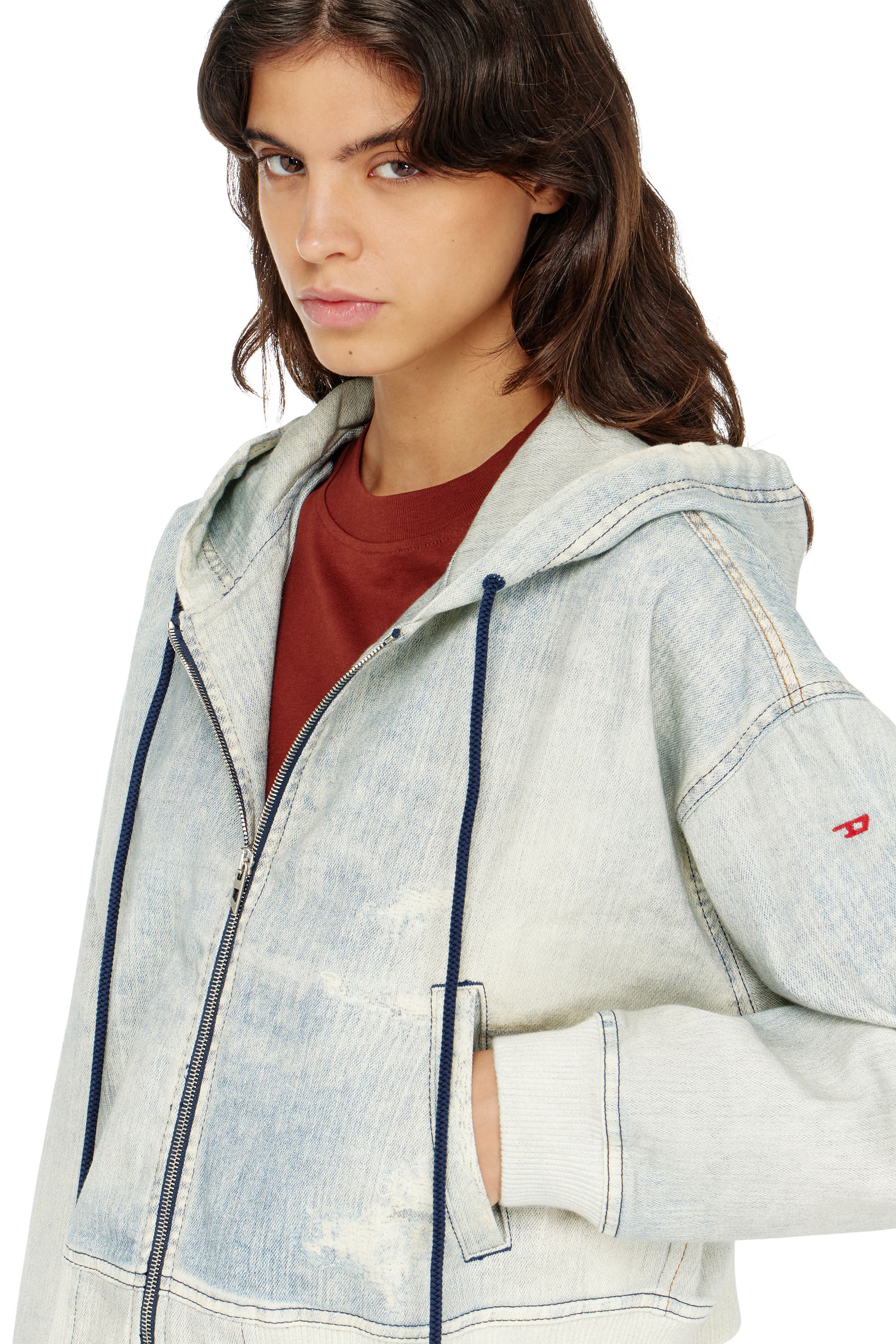 DE-GIRI-CROP JOGG, Light Blue