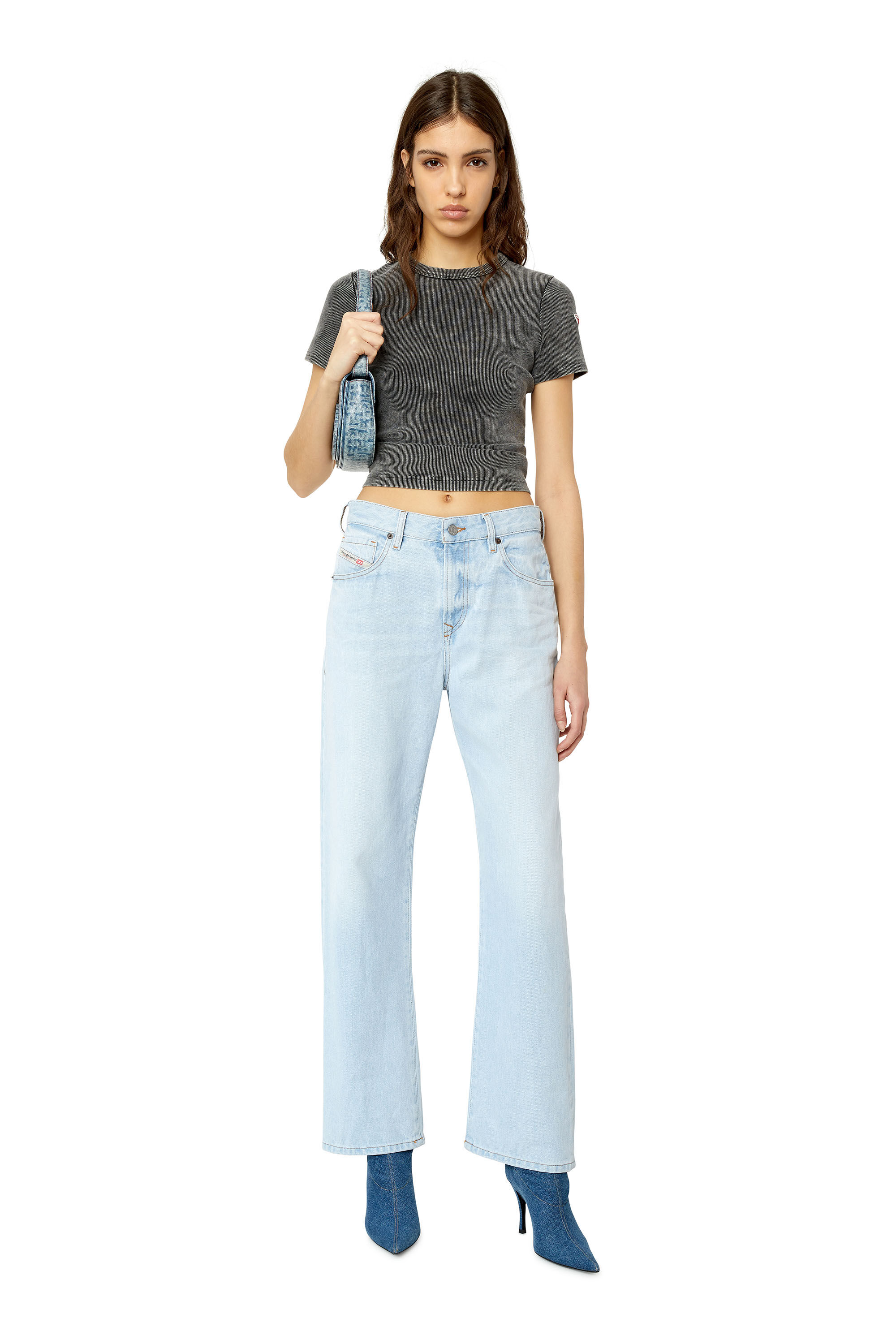 Diesel - 1999 D-Reggy 007L4 Straight Jeans, Light Blue - Image 1