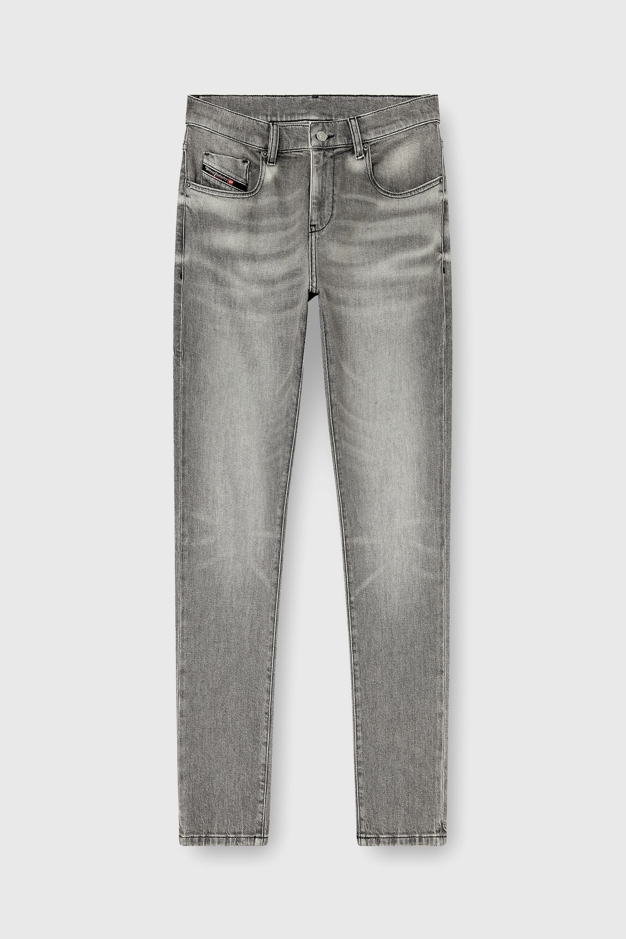 Diesel - Man's Slim Jeans 2019 D-Strukt 0KBBL, Light Grey - 6