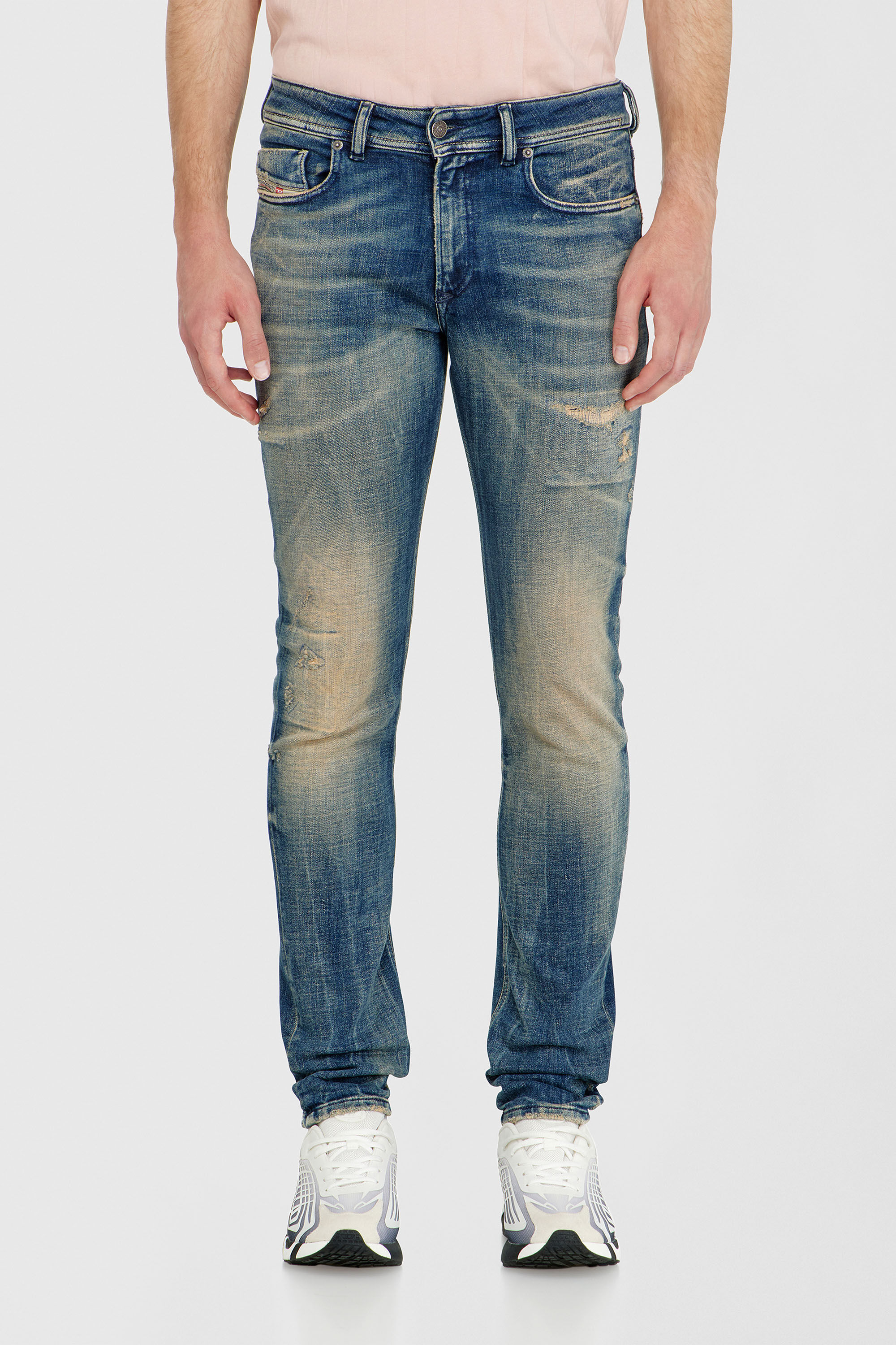 Diesel - Man's Skinny Jeans 1979 Sleenker 09P68, Dark Blue - 4