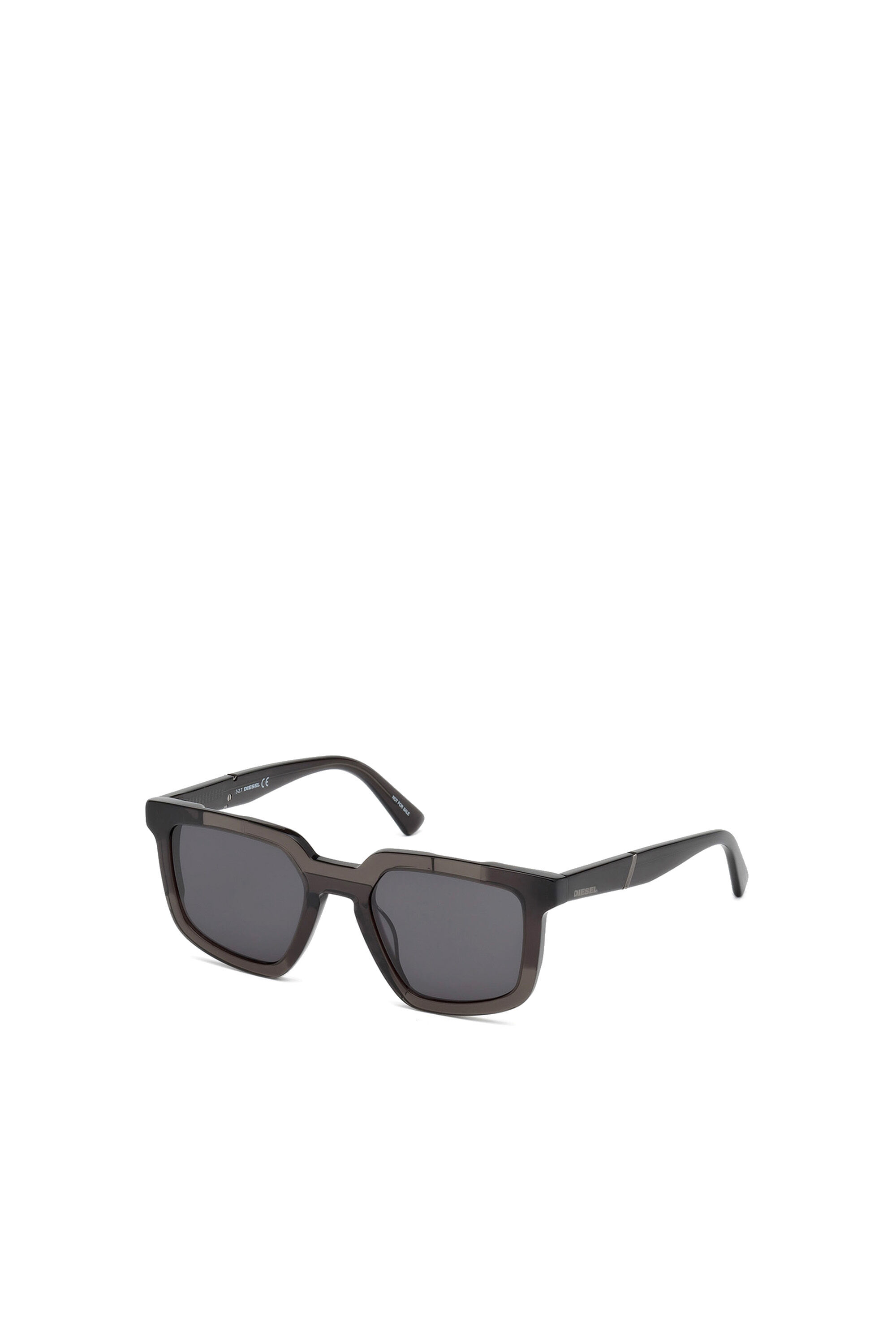 Diesel - DL0271, Man's Masculine square shape eyewear in Black - 2