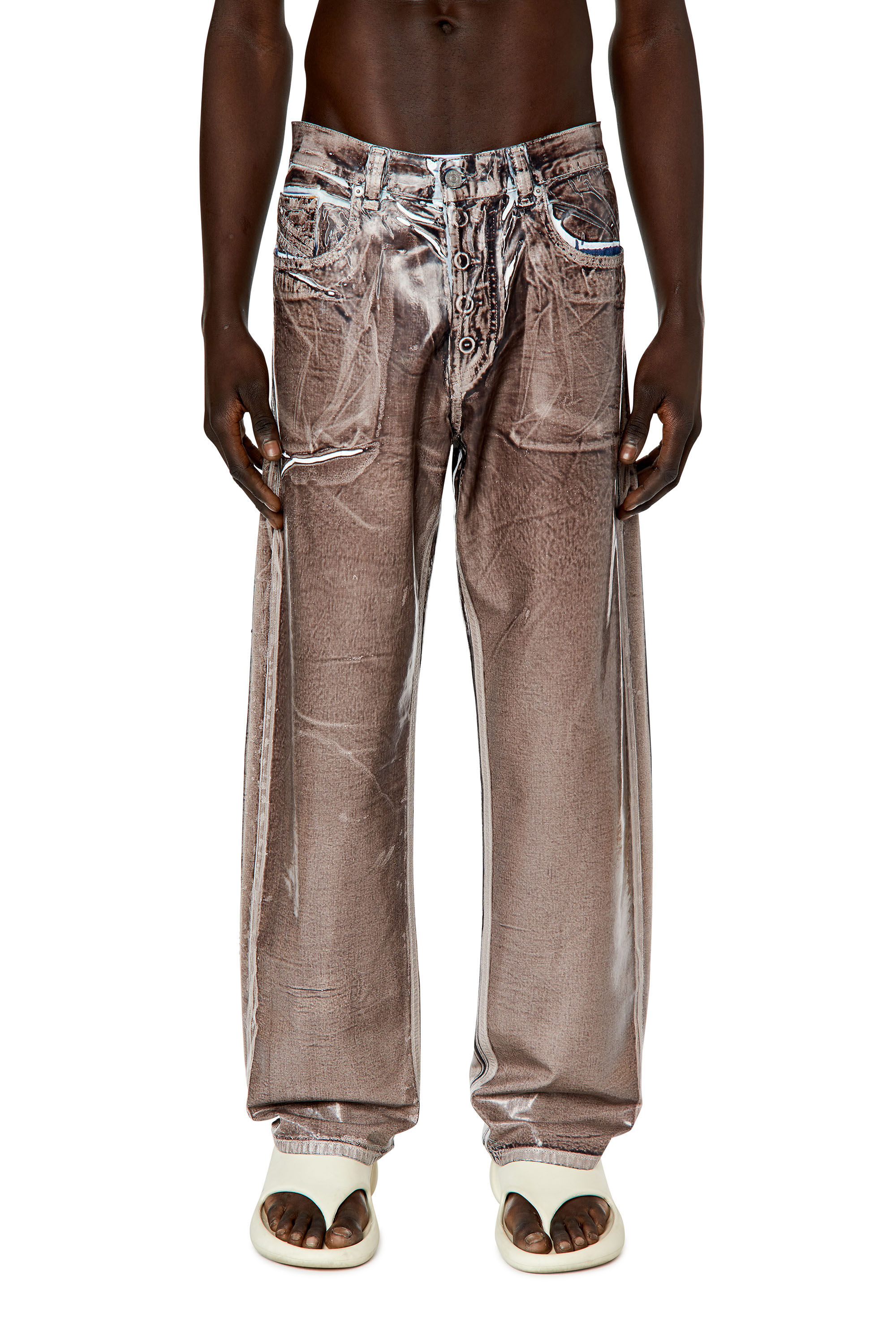 Diesel - 2010 D-Macs 068EI Straight Jeans, Brown - Image 3