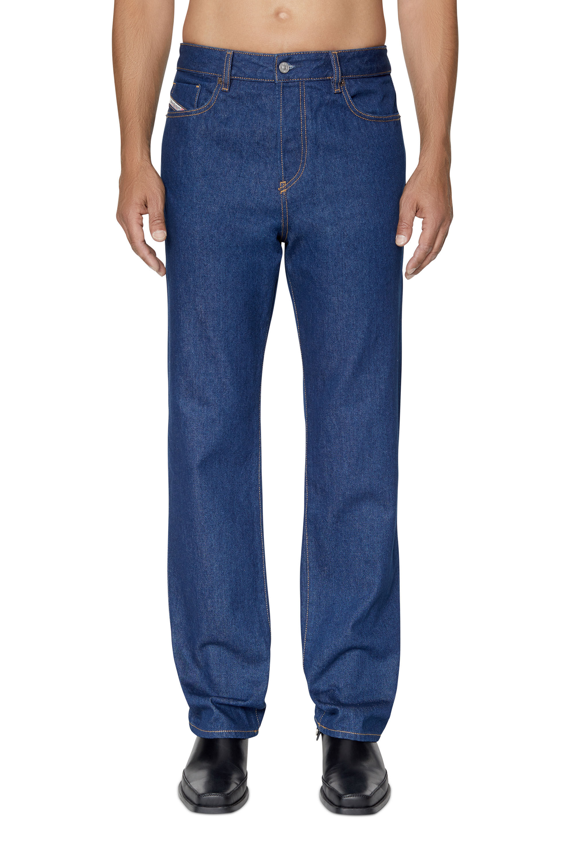 Diesel - 1955 D-Rekiv 007A5 Straight Jeans, Dark Blue - Image 3