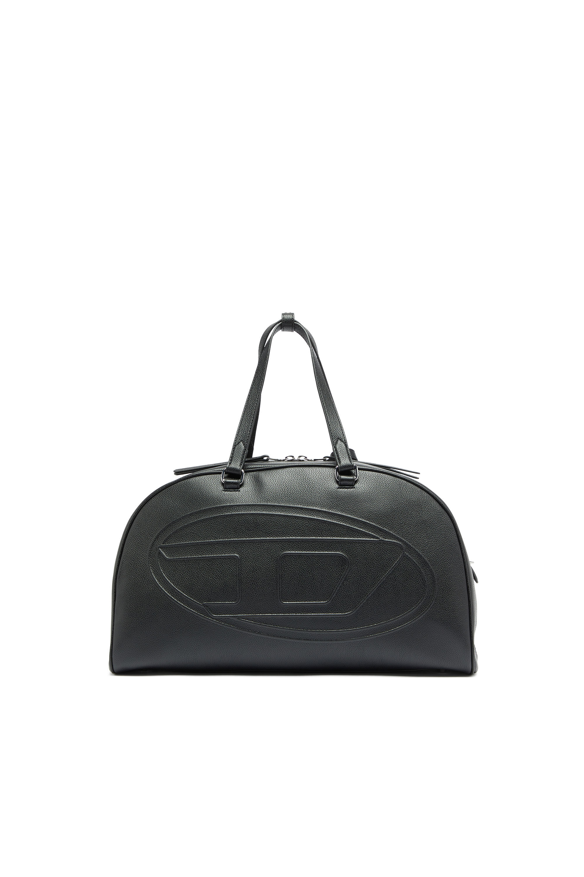 Diesel - 1DR DOME DUFFLE, Unisex's 1DR Dome - Leather travel bag with Oval D logo in Black - 1