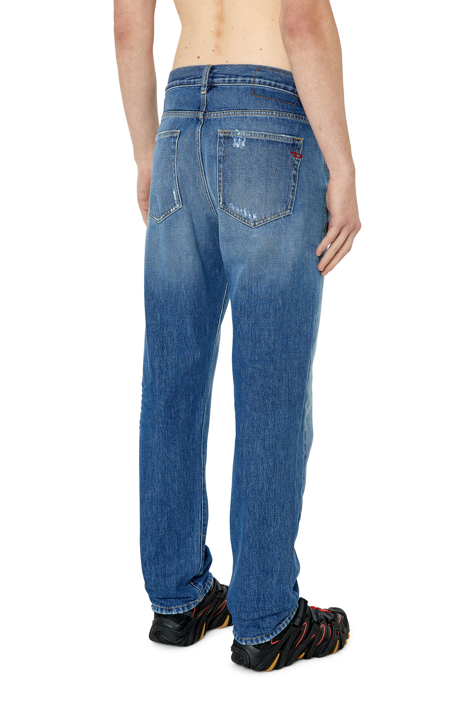 Diesel - 2020 D-Viker E9C03 Straight Jeans, Medium blue - Image 4